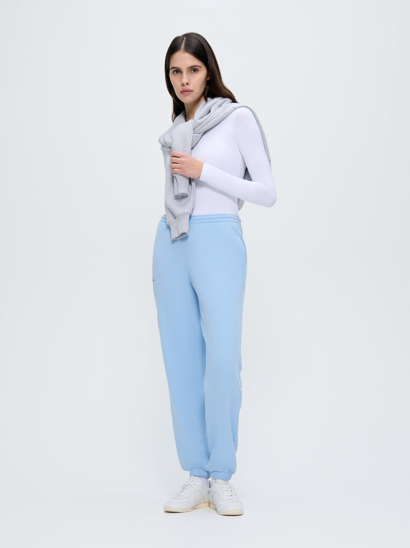 PANGAIA Womens 365 Midweight Track Pants - Dewdrop Blue outlook