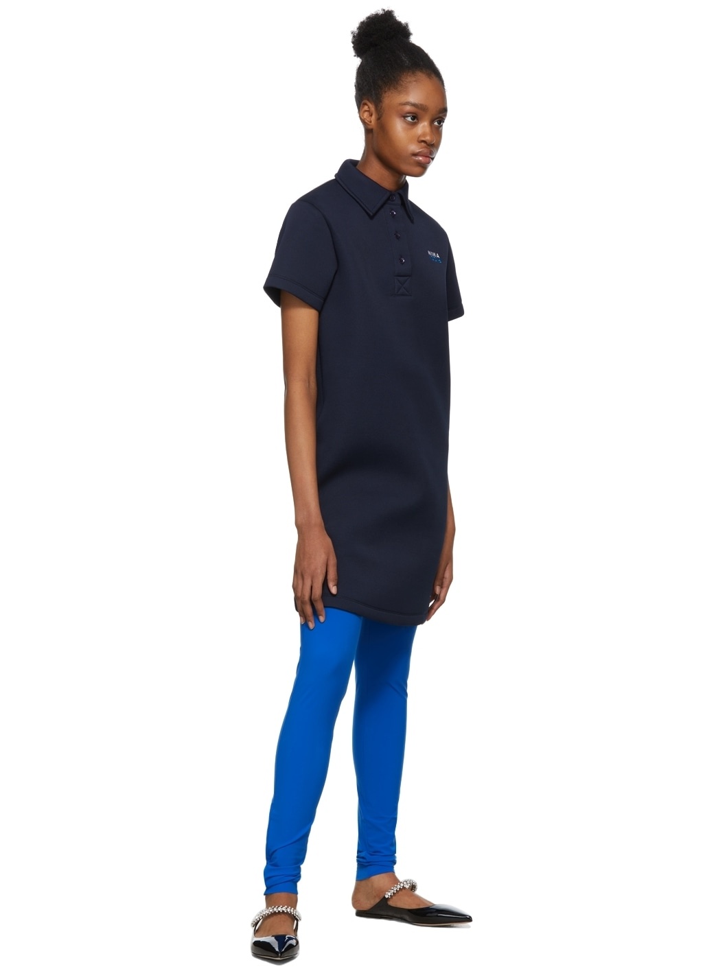 Navy Polo Dress - 4