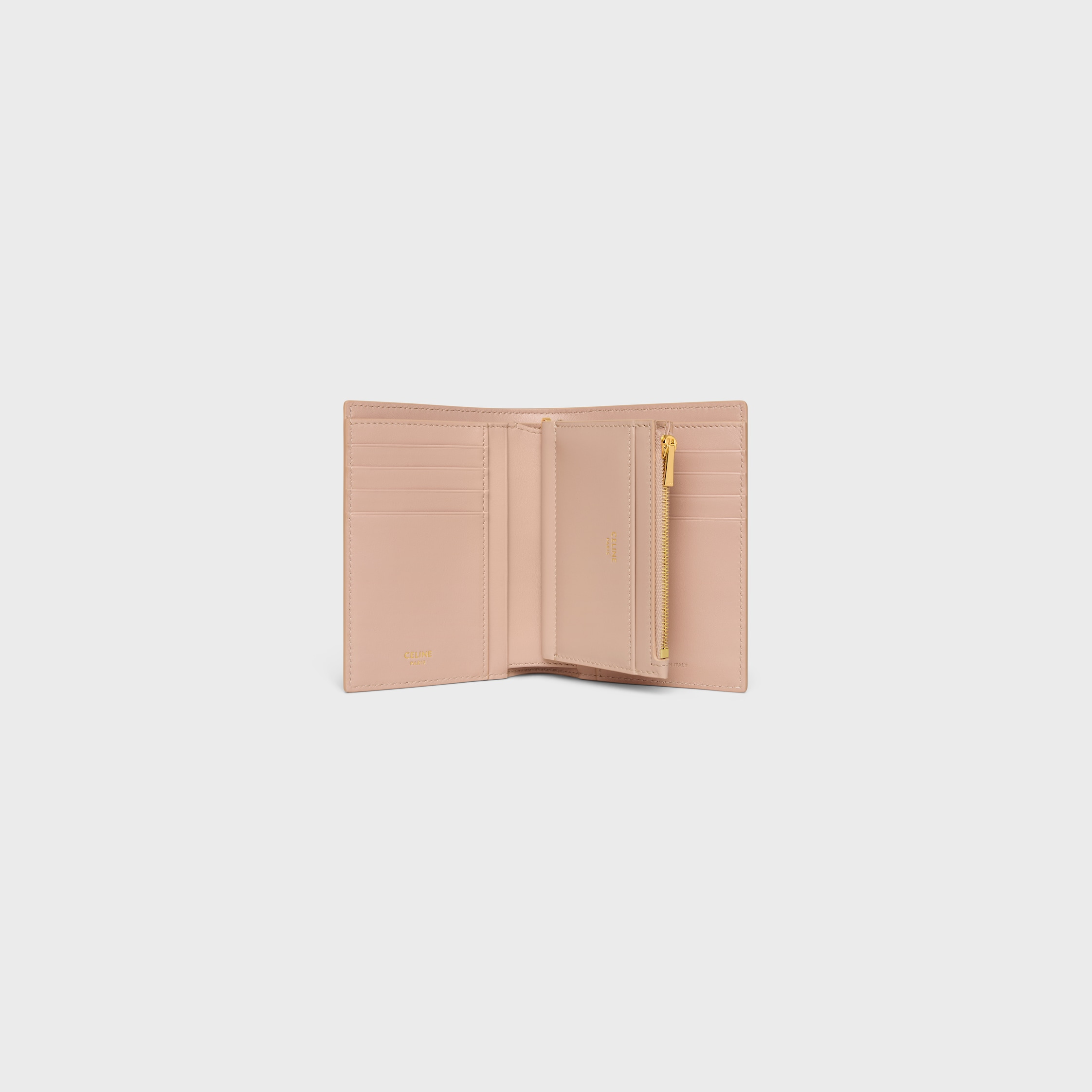 WALLET WITH COIN PURSE 16 IN SATINATED CALFSKIN - 4