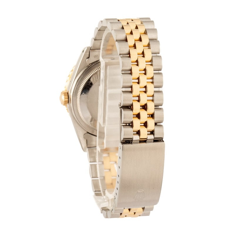 Rolex Datejust 16253 Champagne Tapestry Dial - 3