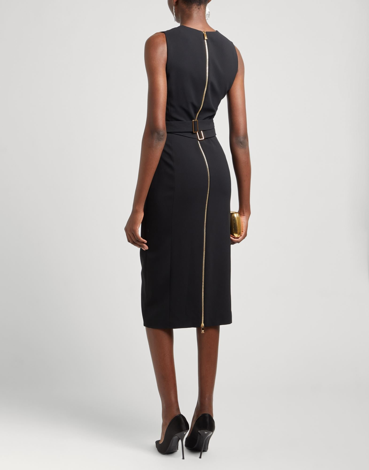 Black Women's Midi Dress - 4