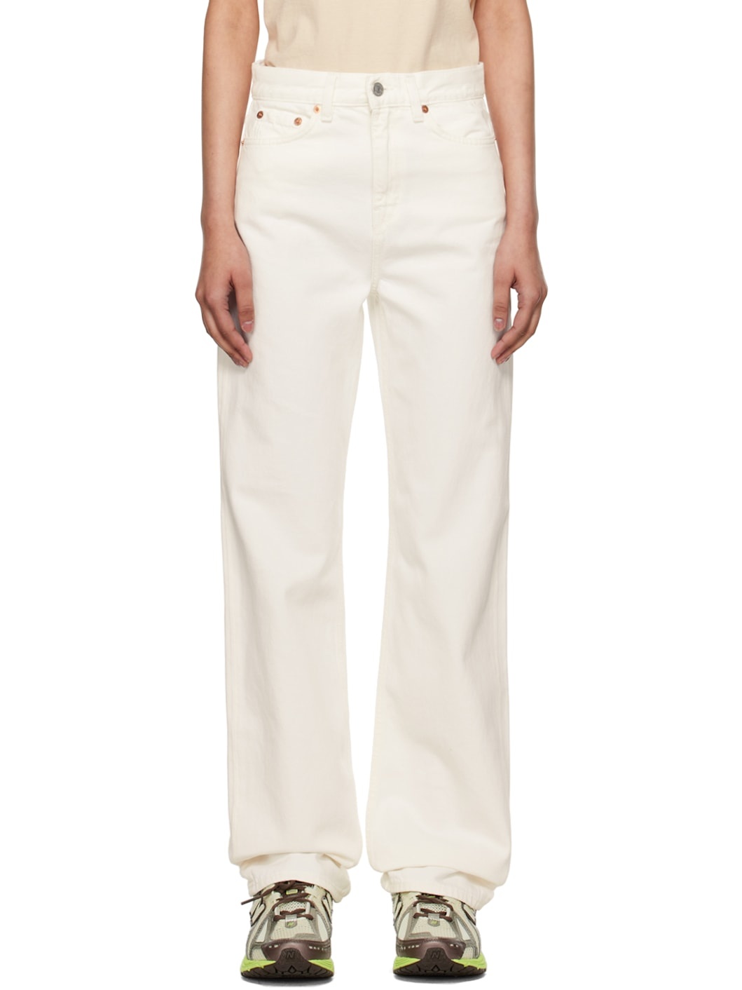 Off-White Loose Fit Jeans - 1