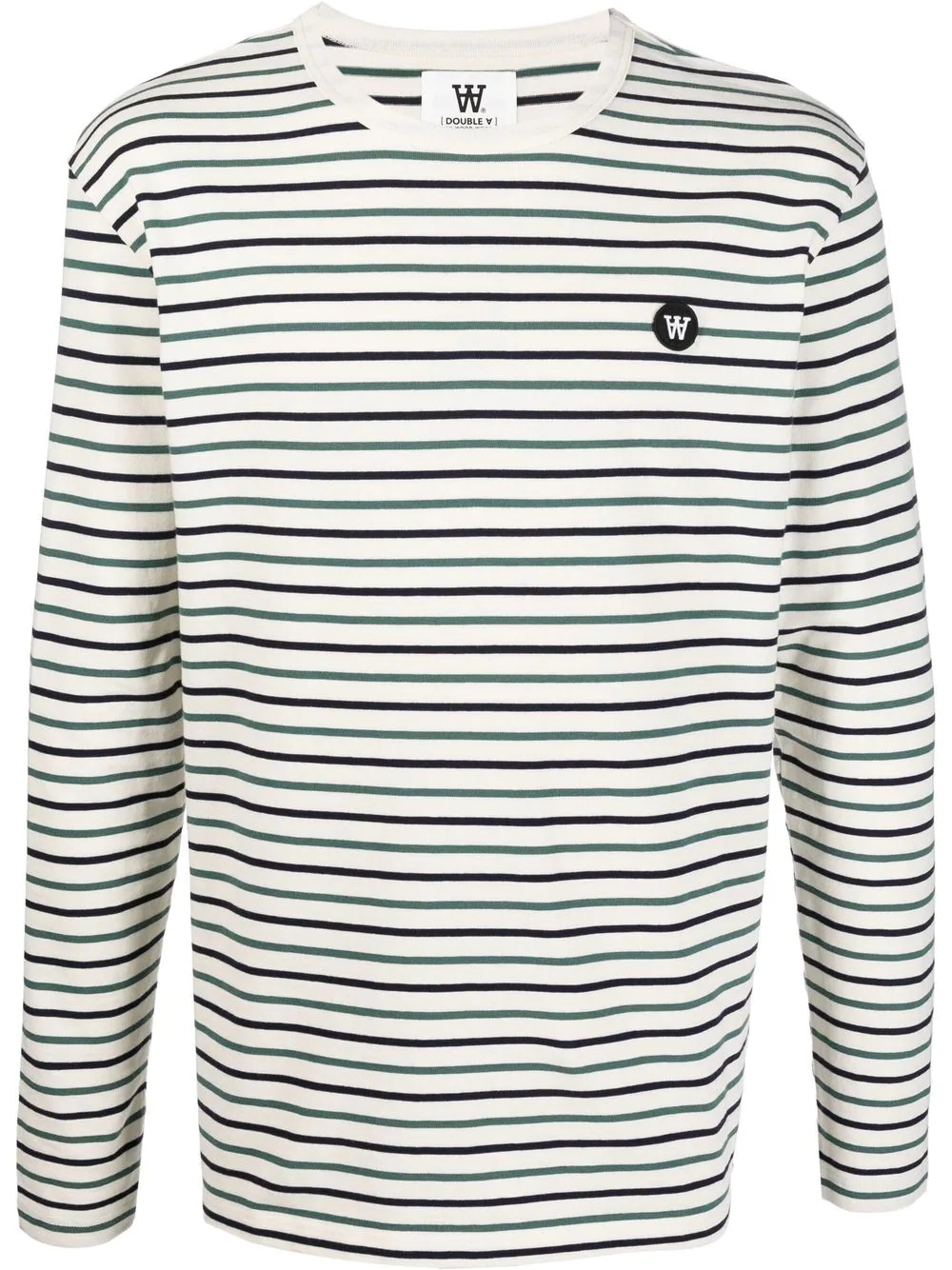 striped long-sleeve T-shirt - 1