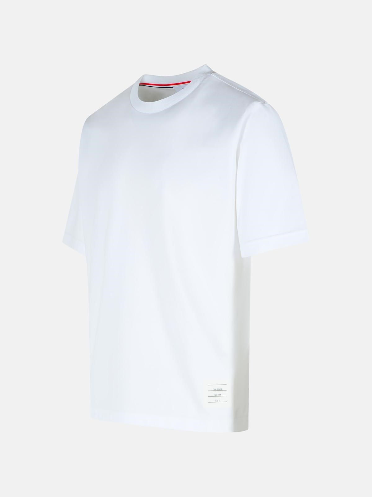 WHITE COTTON T-SHIRT - 2