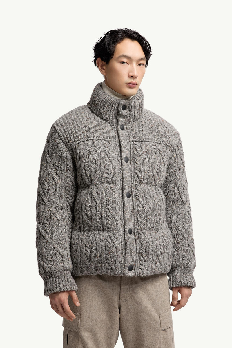 Ellesmere Wool Tweed Short Down Jacket 4