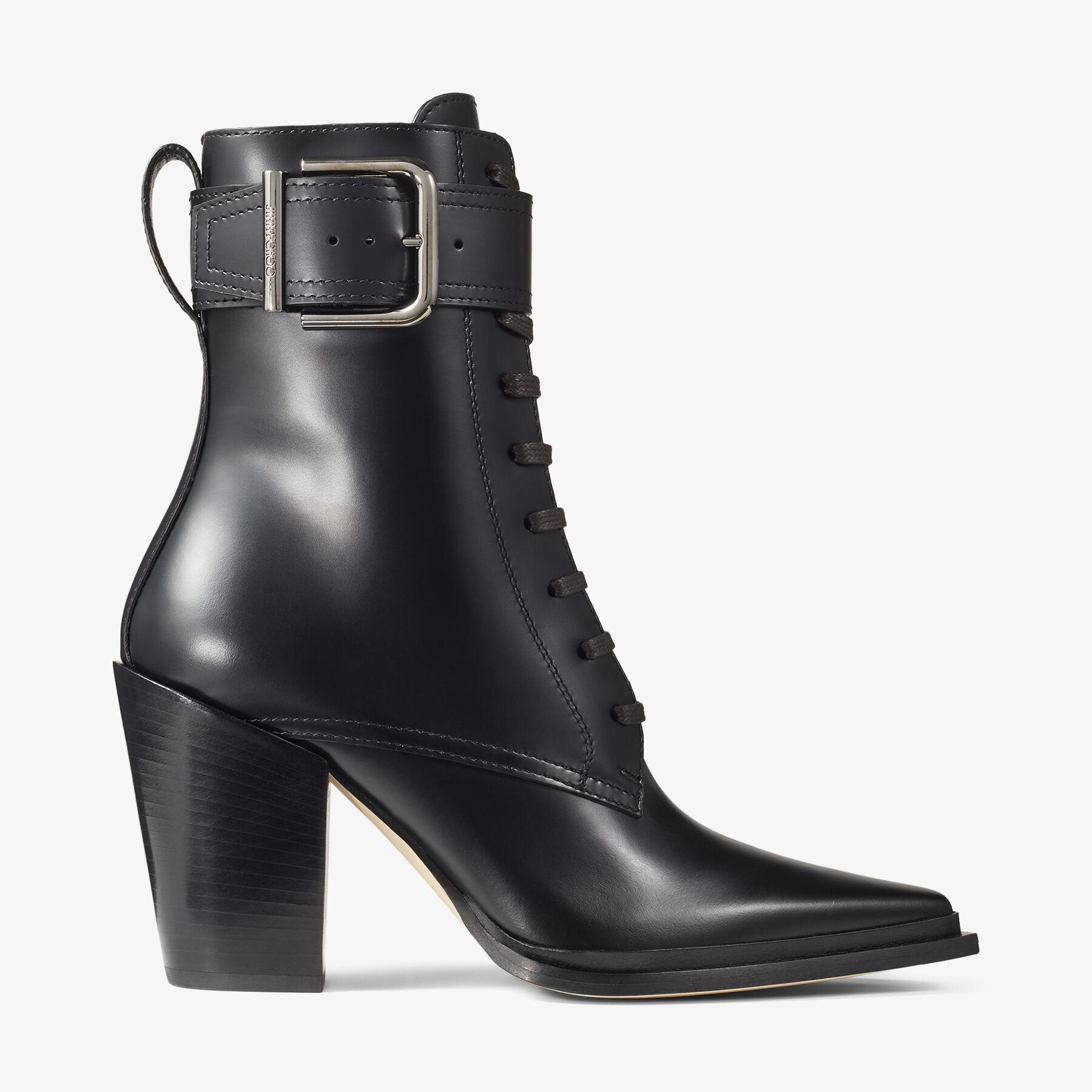 Myos 80
Black Brushed Calf Leather Ankle Boots - 1