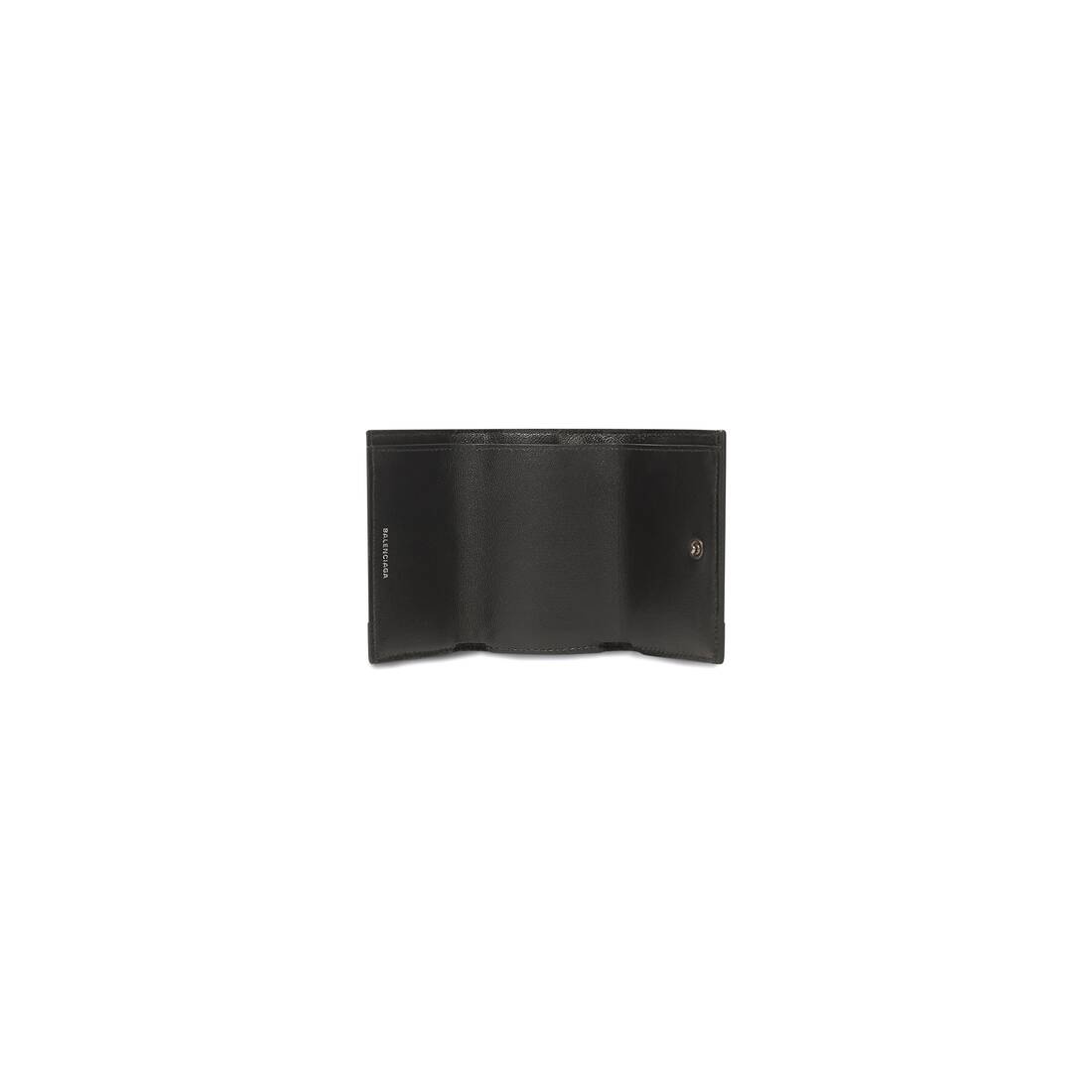 Women's Hourglass Mini Wallet in Black - 4