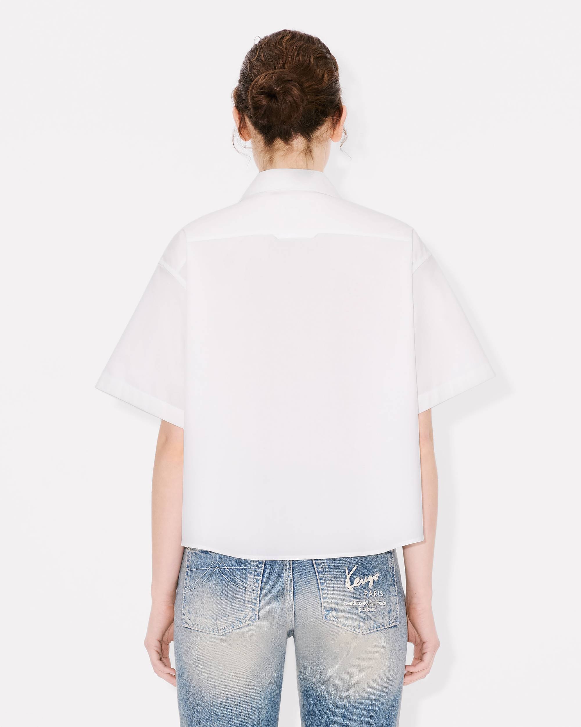 'KENZO Varsity' shirt in poplin cotton - 4