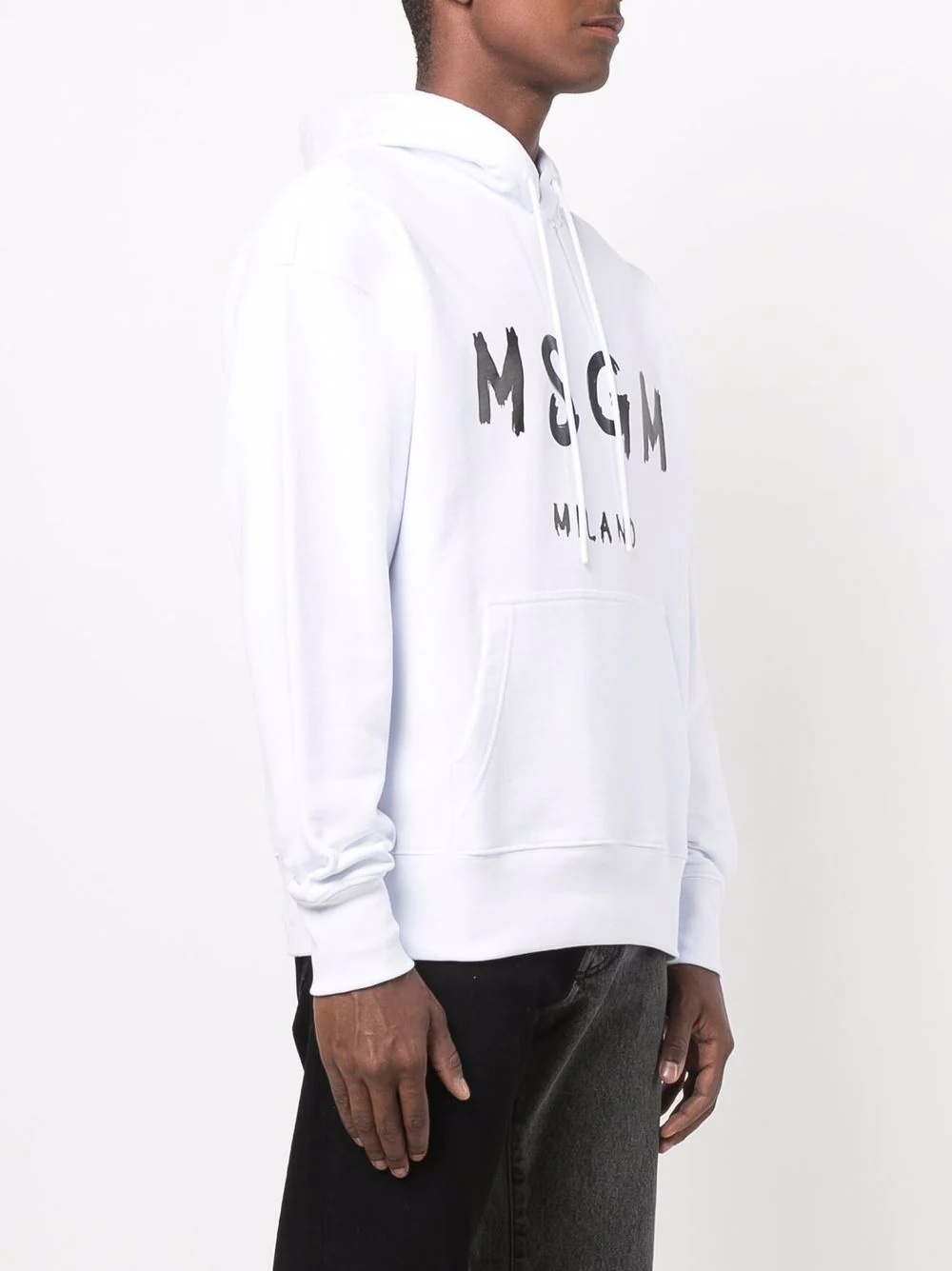 logo-print pullover hoodie - 3