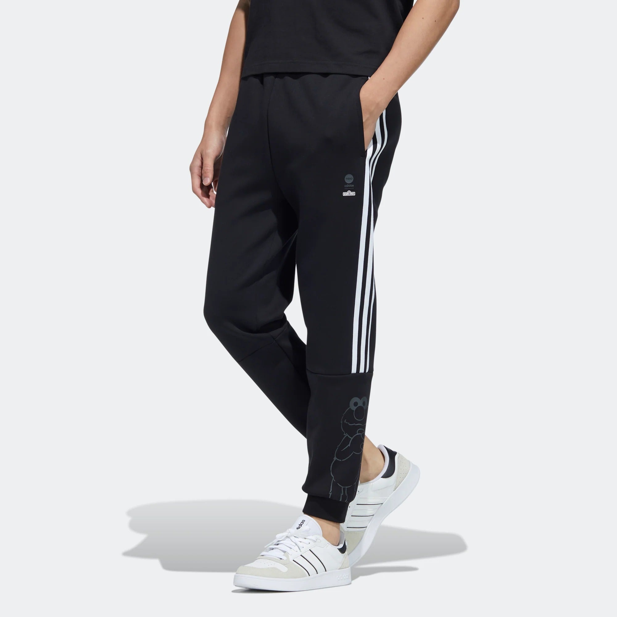 adidas x Sesame Street Sports Pants 'Black' HD7291 - 4