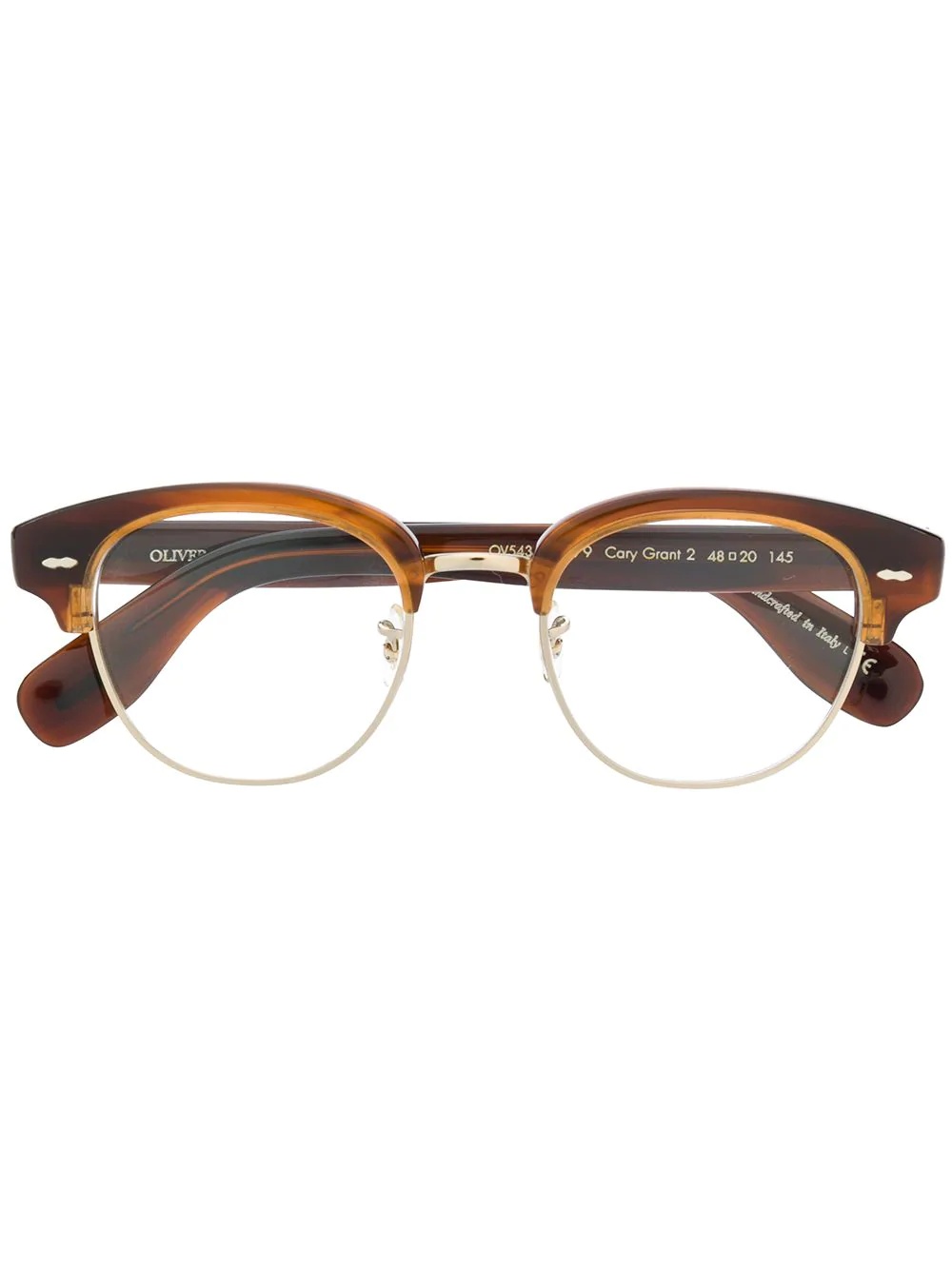 tortoiseshell detail glasses - 1