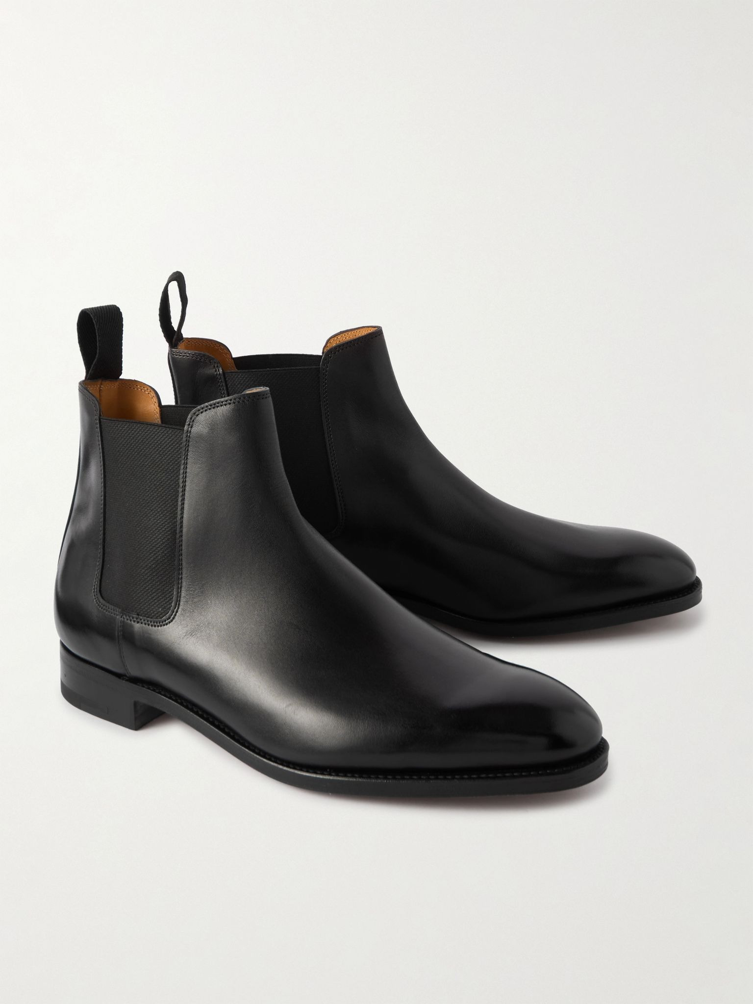 Lawry Leather Chelsea Boots Black - 4