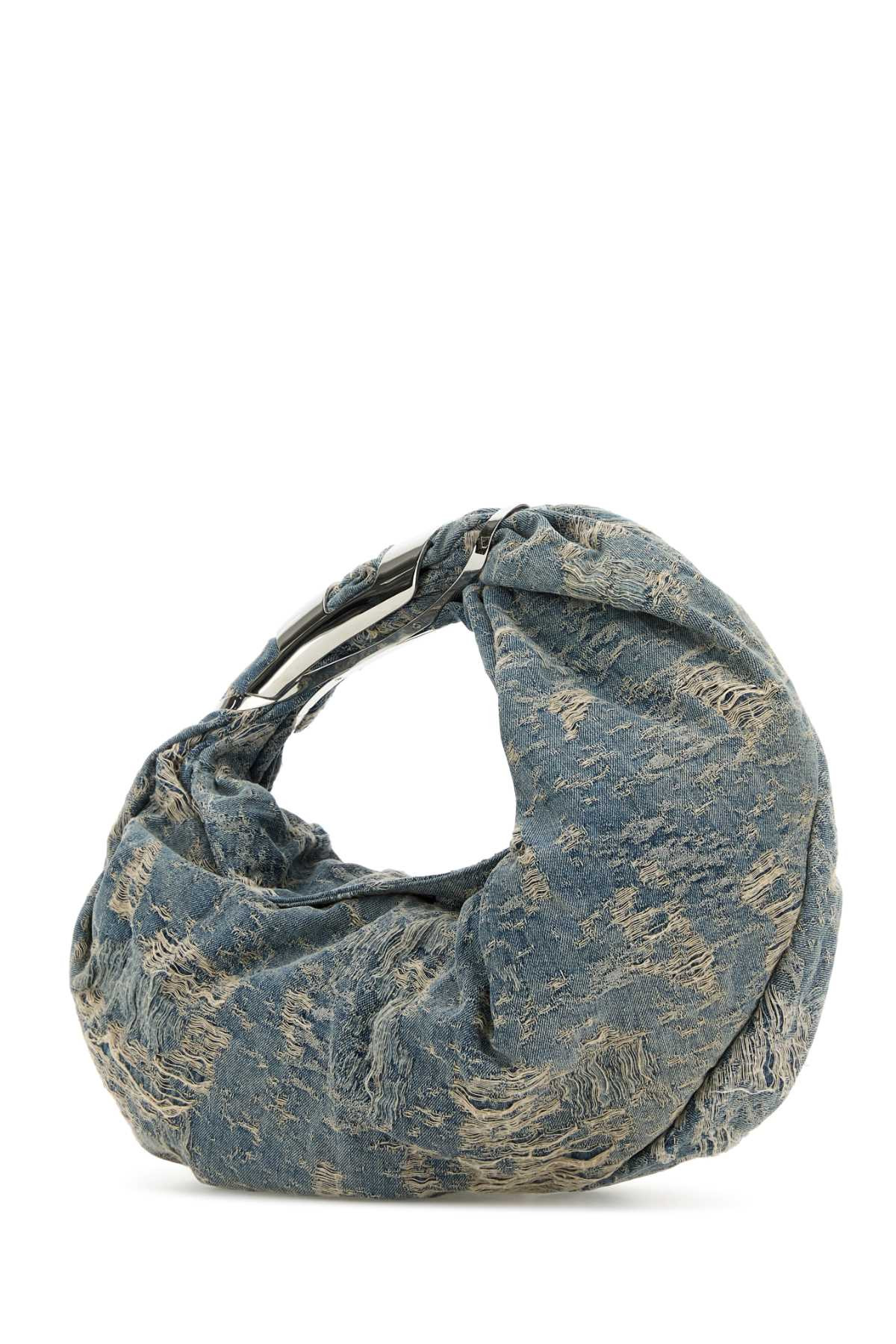 Diesel Women Denim Grab-D Hobo Shopping Bag - 2