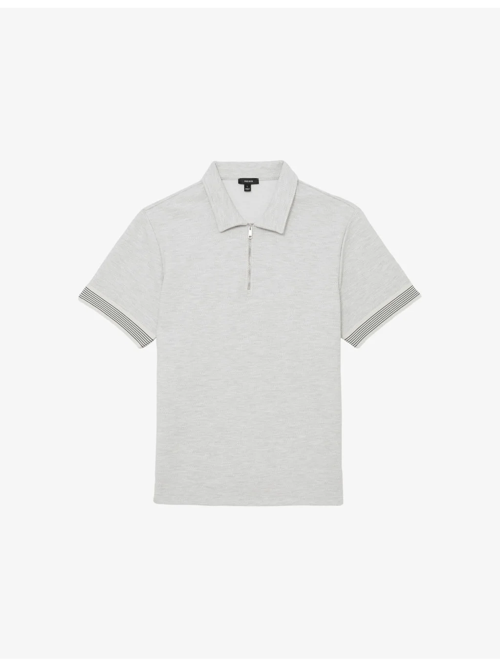 SS HALF ZIP TAPE INSERT POLO - 1