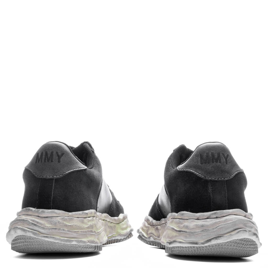 WAYNE LOW OG SOLE LEATHER SNEAKER - BLACK - 4