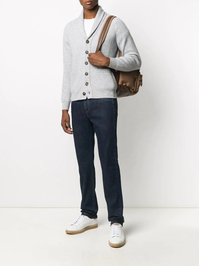 Brunello Cucinelli button-up cardigan outlook