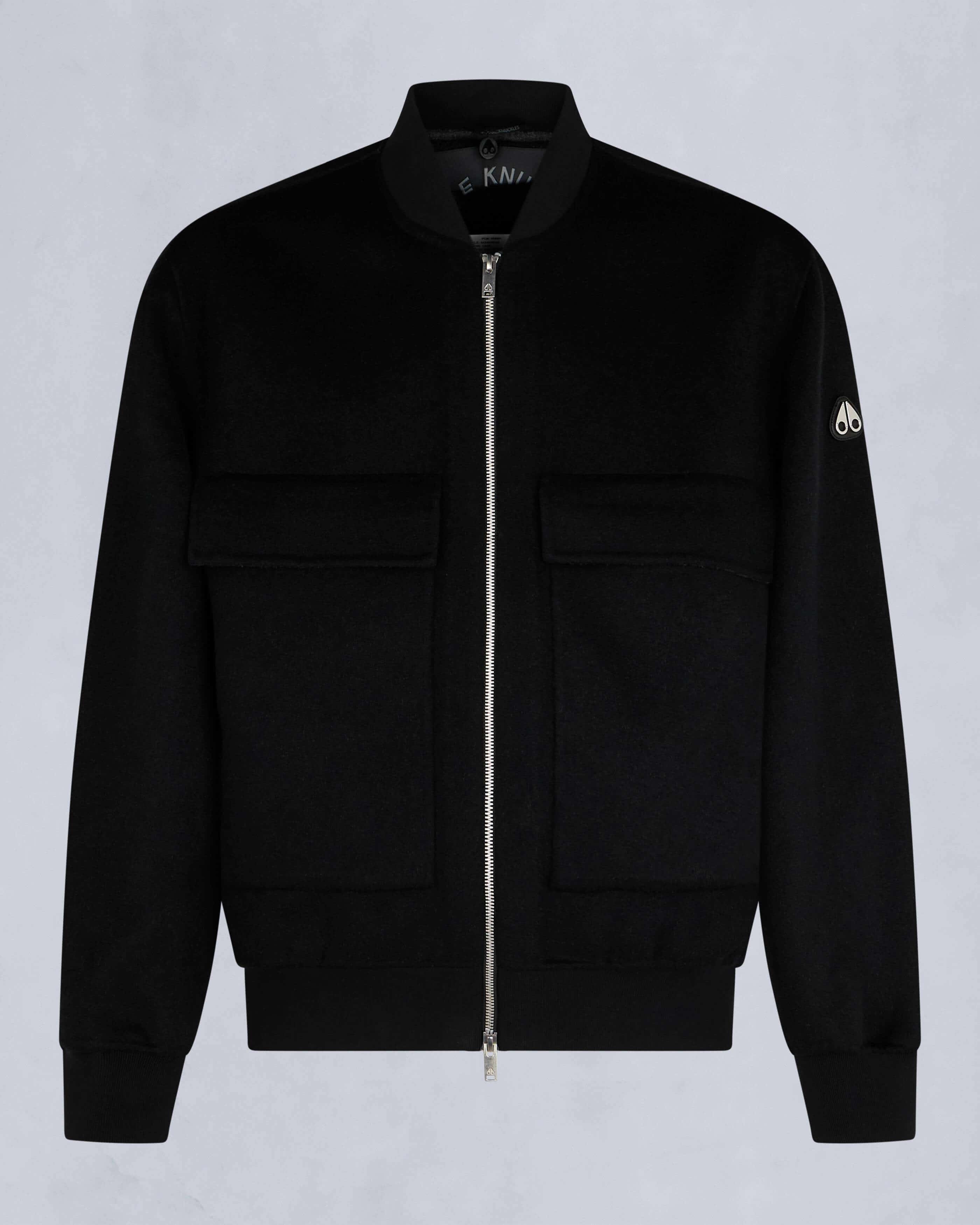 ALDER CASHMERE-WOOL BOMBER JACKET - 1