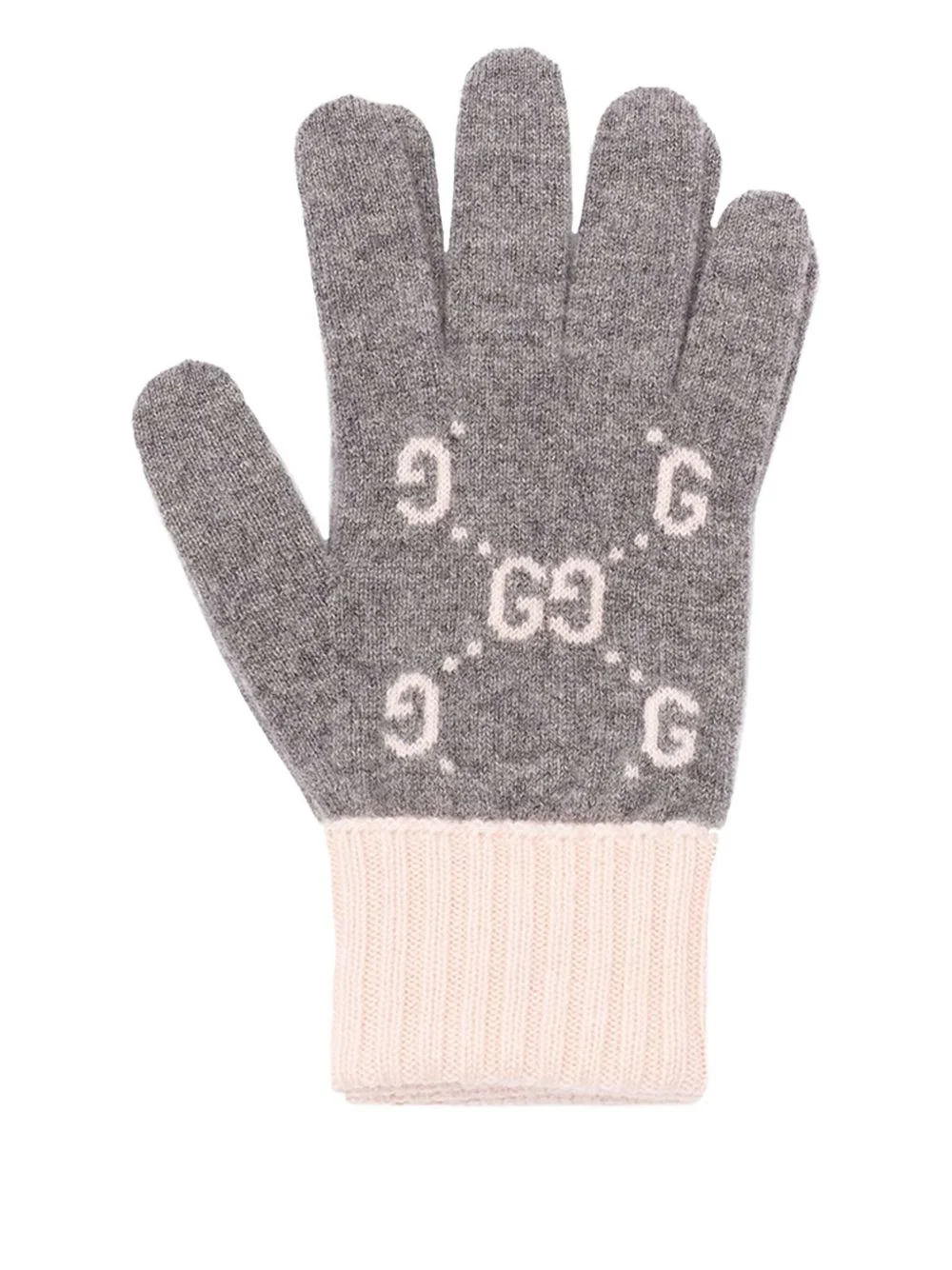 GG cashmere gloves - 1