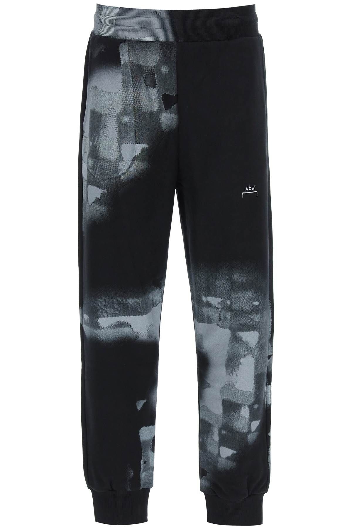 BRUSH STROKE PRINT SWEATPANTS - 1