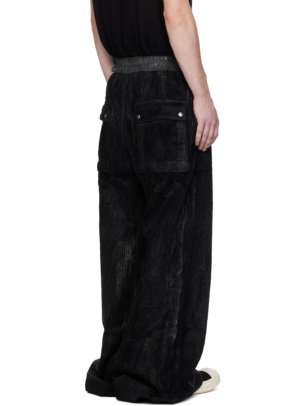 Black Porterville Geth Belas Trousers - 3