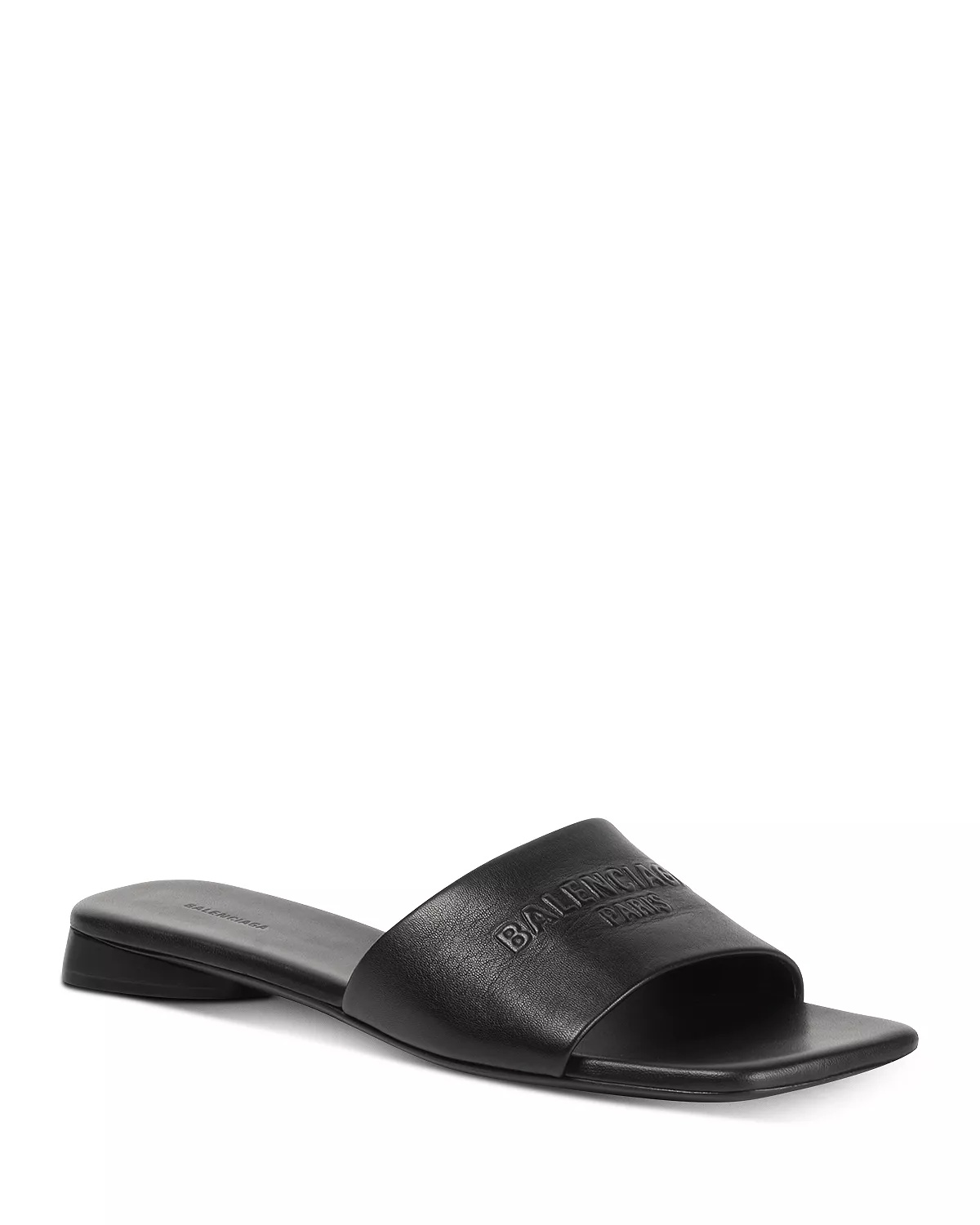 Women's Embossed Logo Slide Sandals - 1