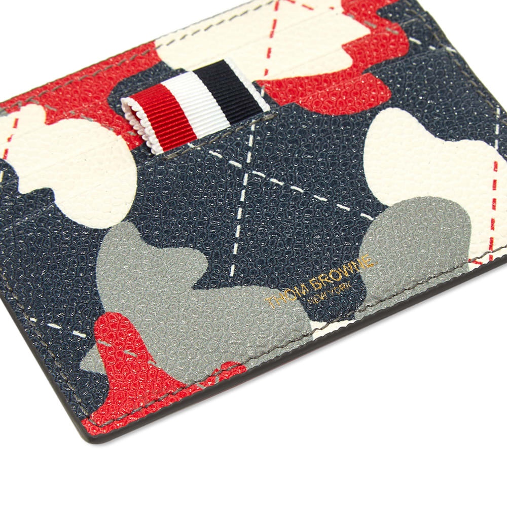 Thom Browne Camo Argyle Card Holder - 3