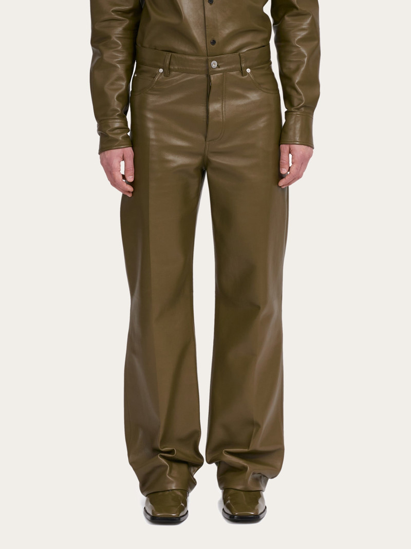 FERRAGAMO Nappa five pocket trouser outlook