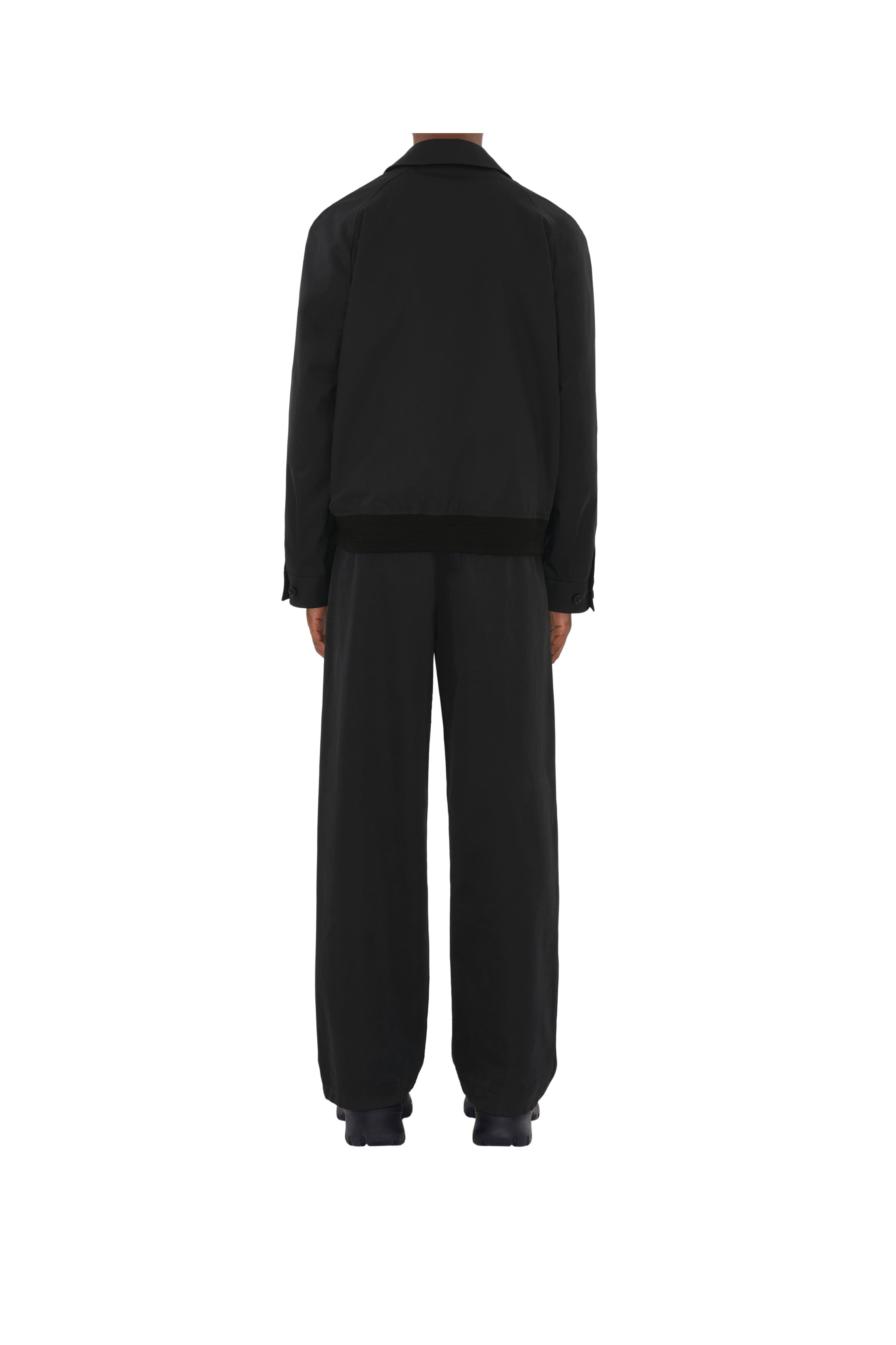 burberry Gabardine Harrington Jacket in Black at Nordstrom - 4