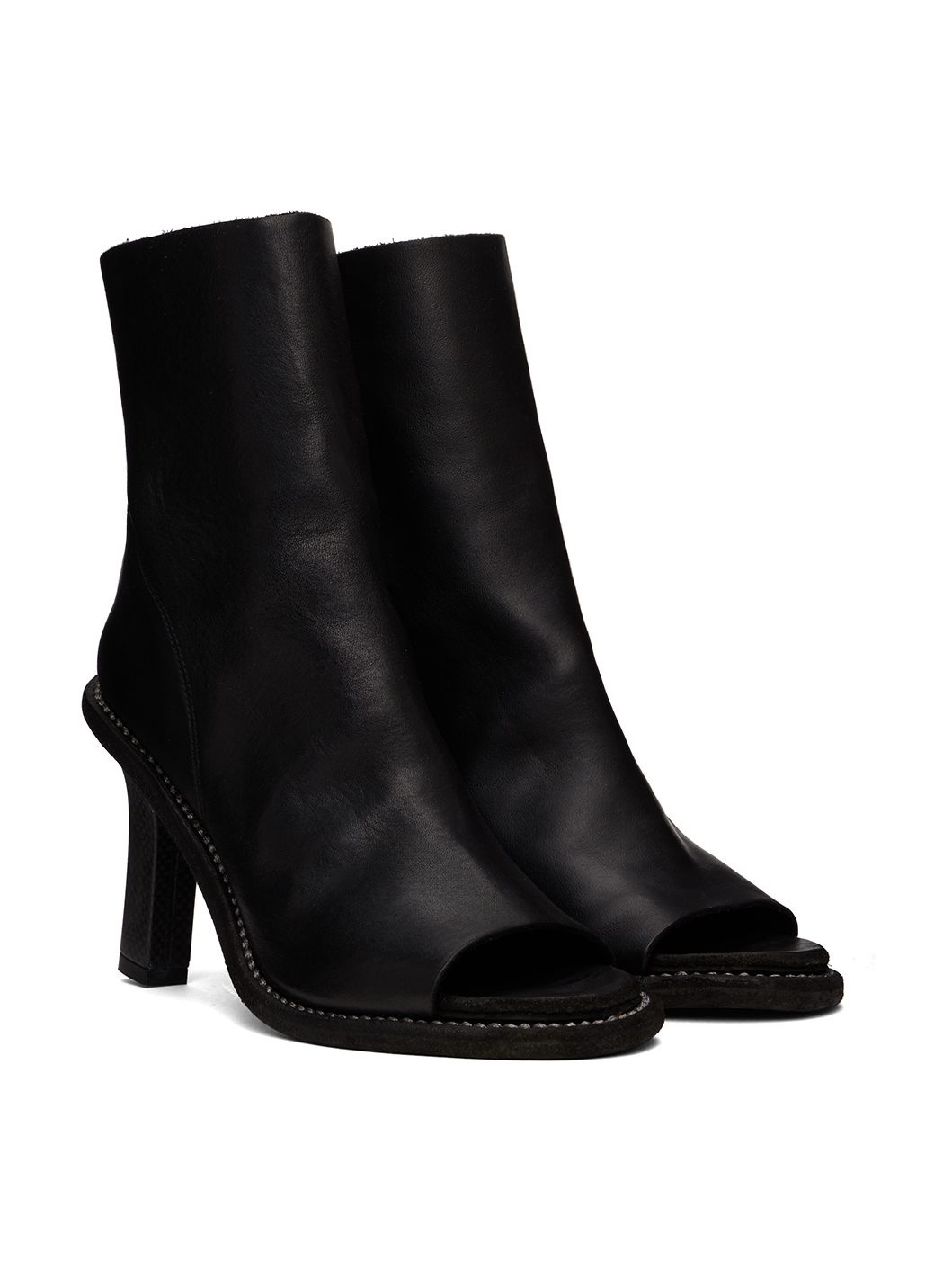 Black Guidi Edition Heels - 4