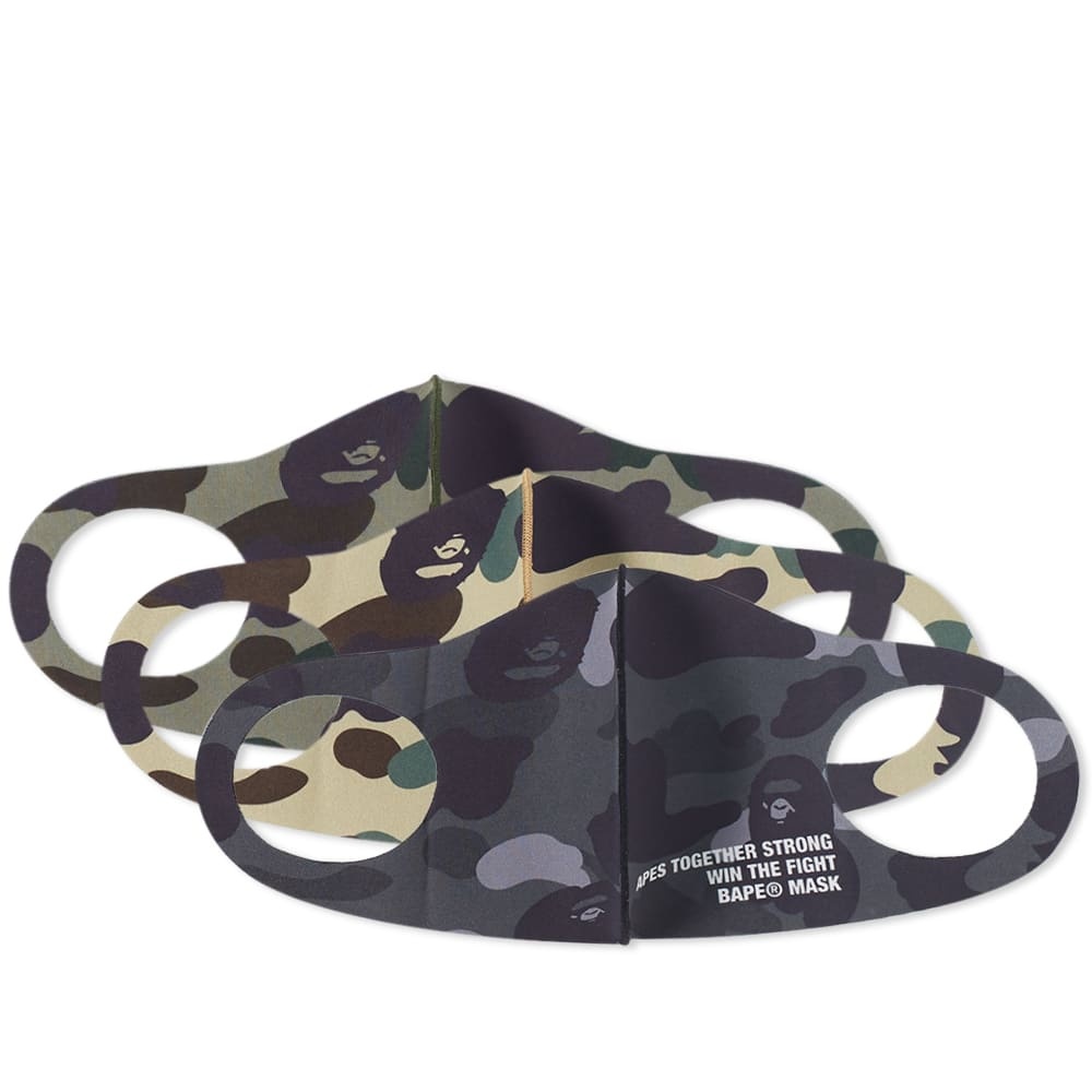 A Bathing Ape 1st Camo Mask - 3 Pack - 1