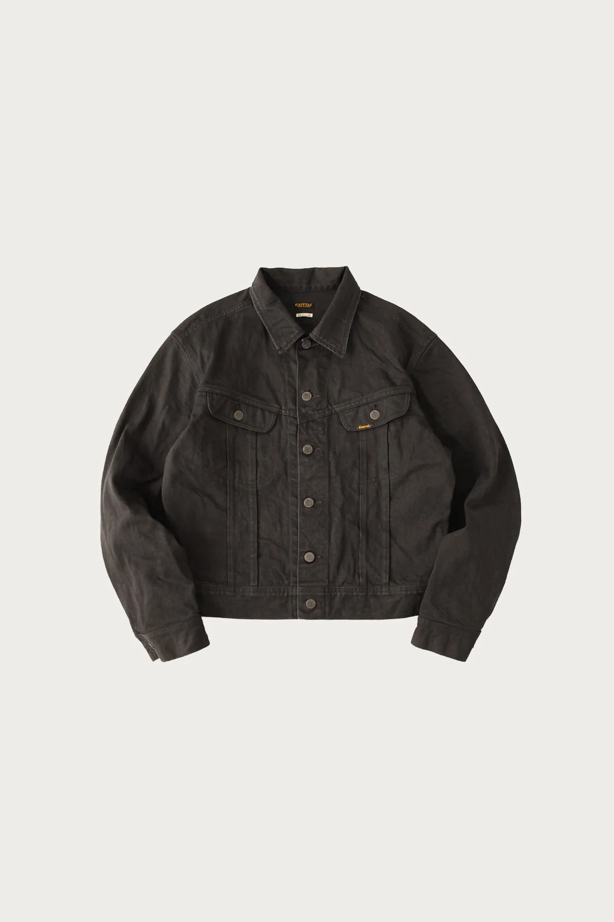 14oz BLKxBLK Denim Westerner (regular) - Black - 1