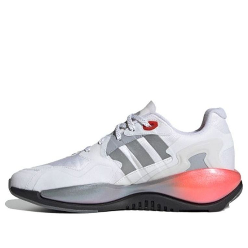 adidas ZX Alkyne Shoes 'White Silver Red' FZ1355 - 1