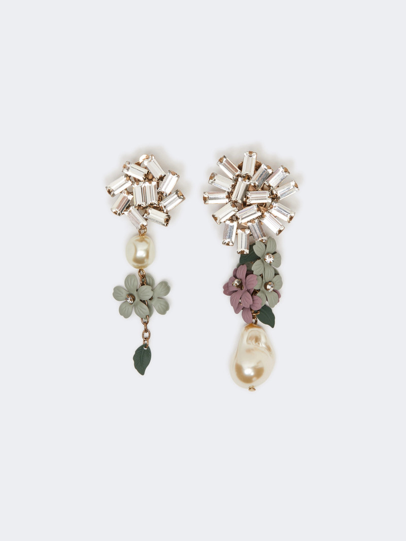 PEVERA Set with flower and crystal details - GOLD 3