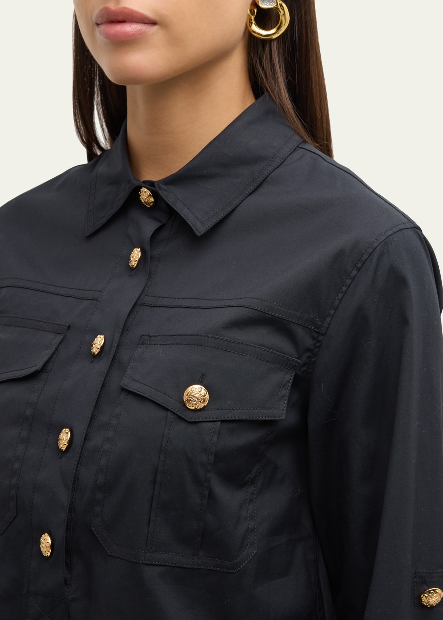 Saude Long-Sleeve Utility Dress - 5