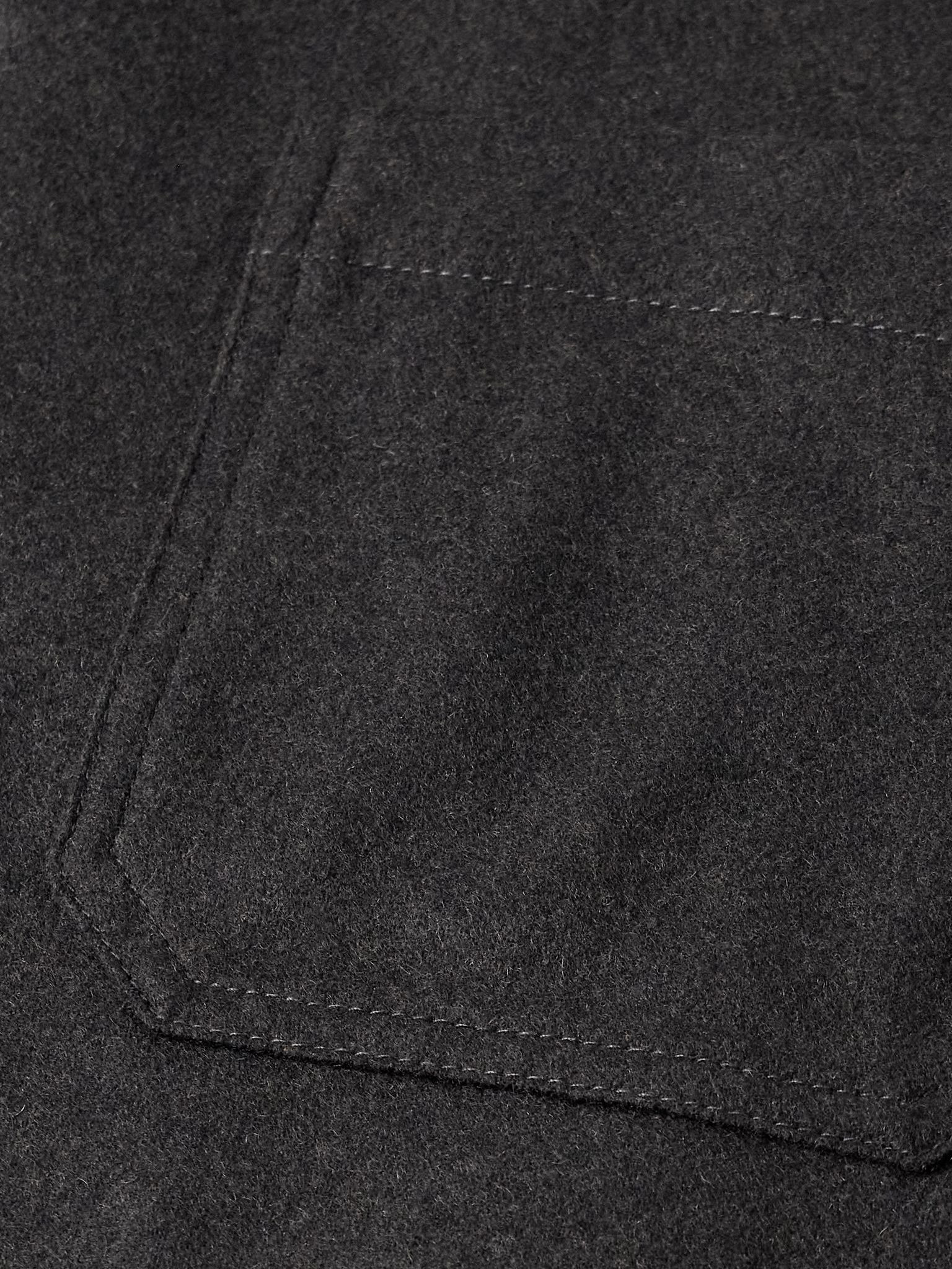 Jamie Recycled Wool-Blend Overshirt Gray - 5