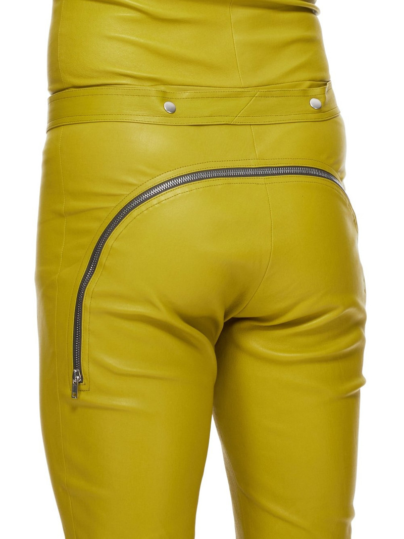 Green Gary Leather Jumpsuit 7