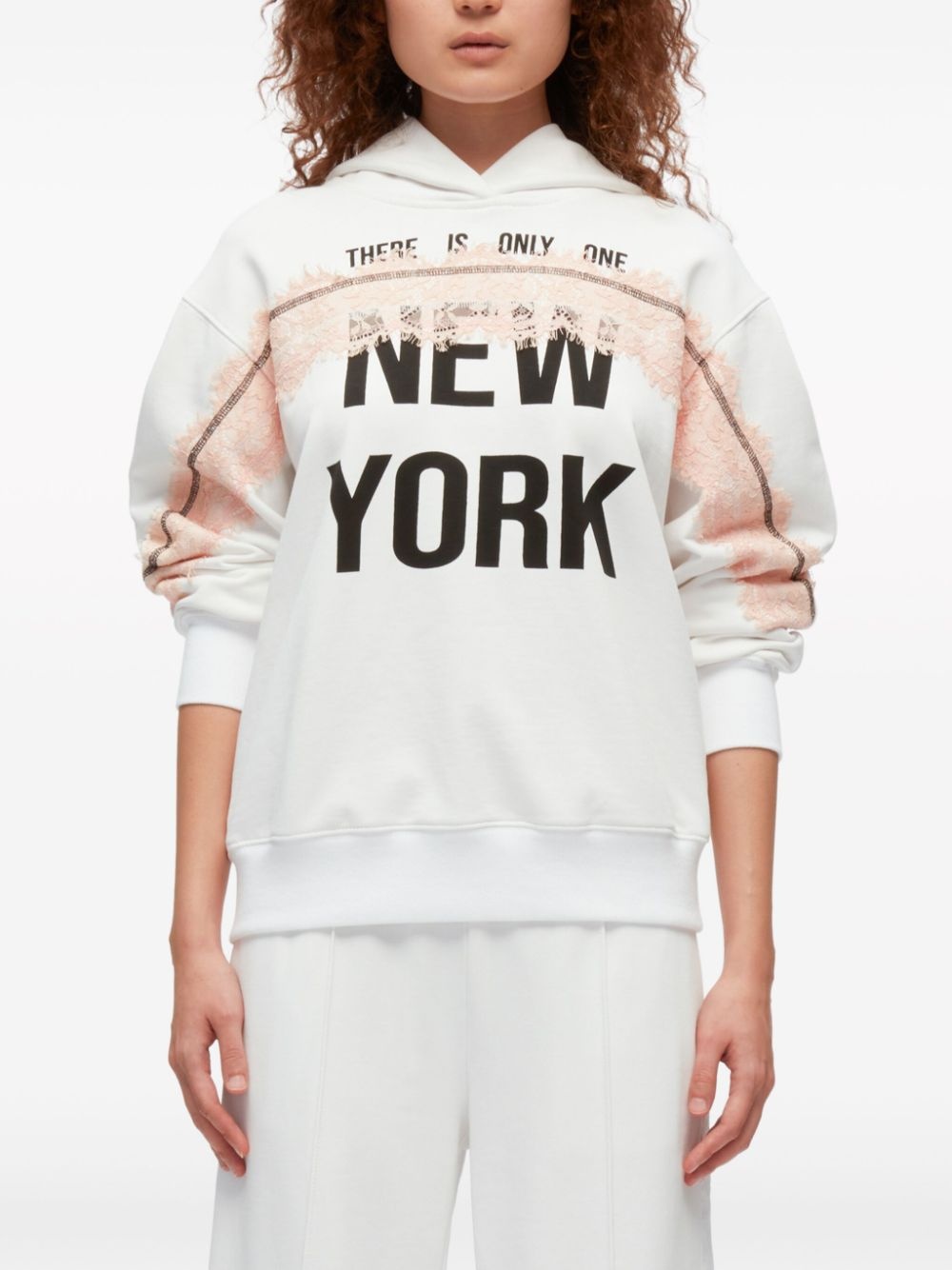 There Is Only One NY cotton hoodie - 3