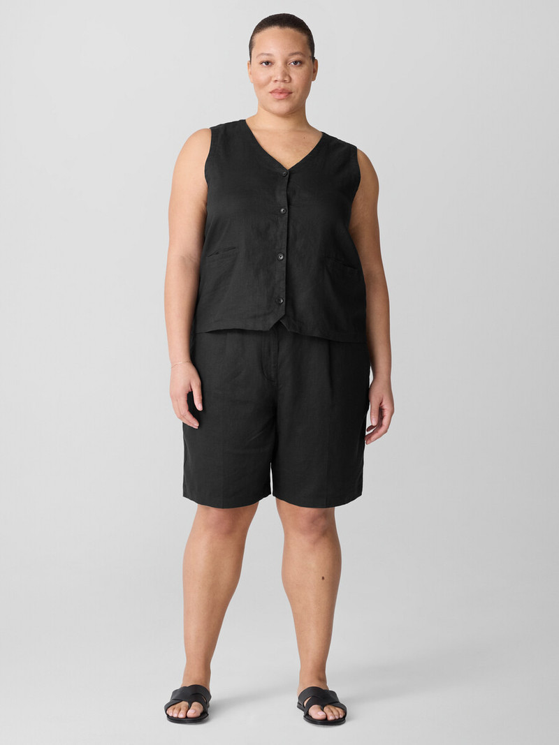 Organic Linen Shorts 6