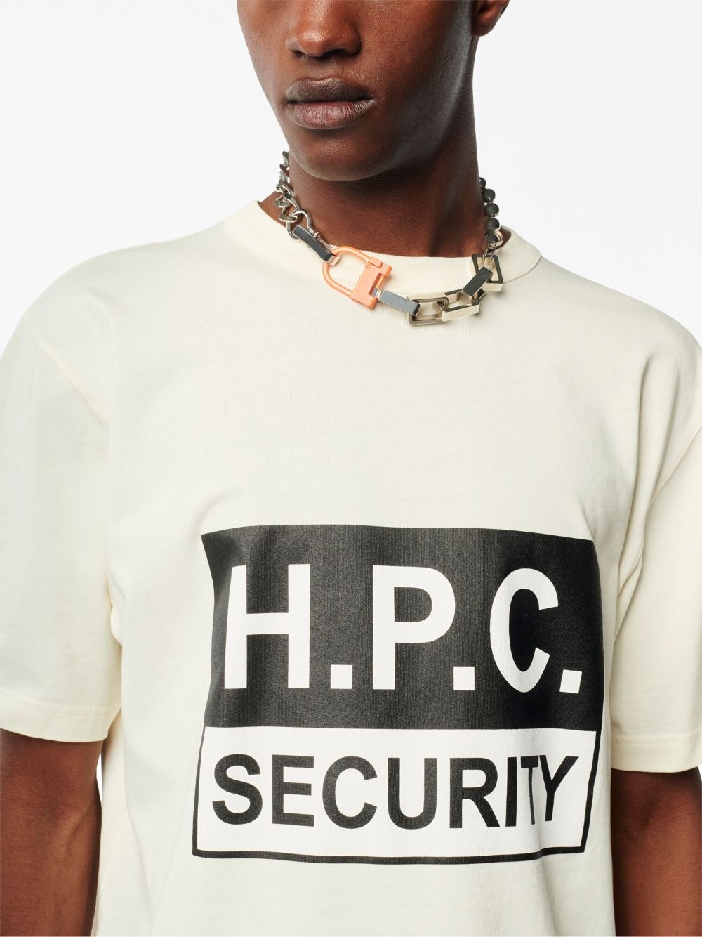 Security logo-print cotton T-shirt - 5