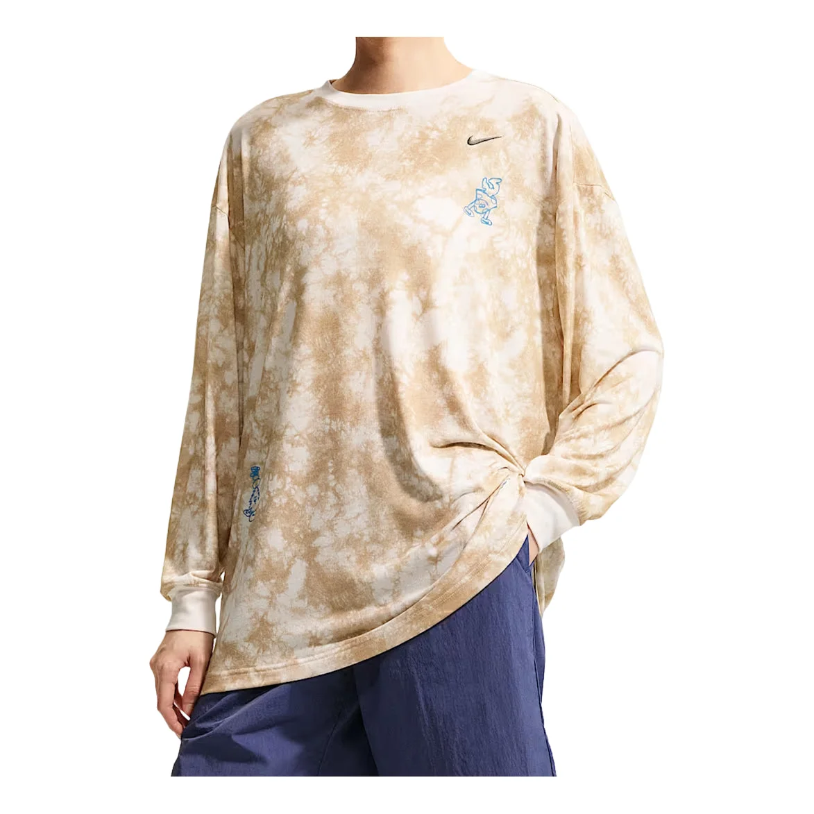 (WMNS) Nike Sportswear Oversized T-Shirt 'British Khaki' IW1215-242 - 1