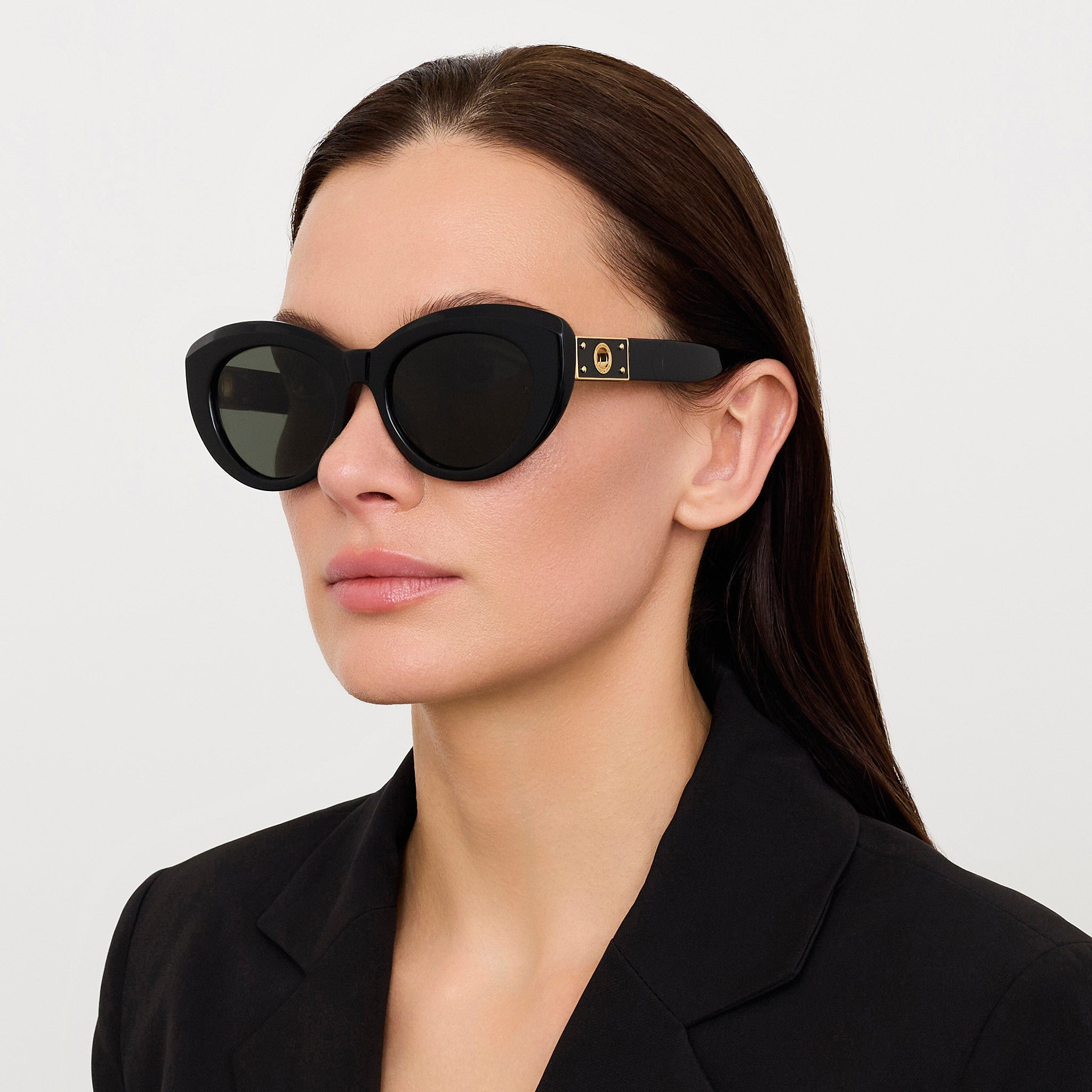 Anna Sunglasses in Black - 2