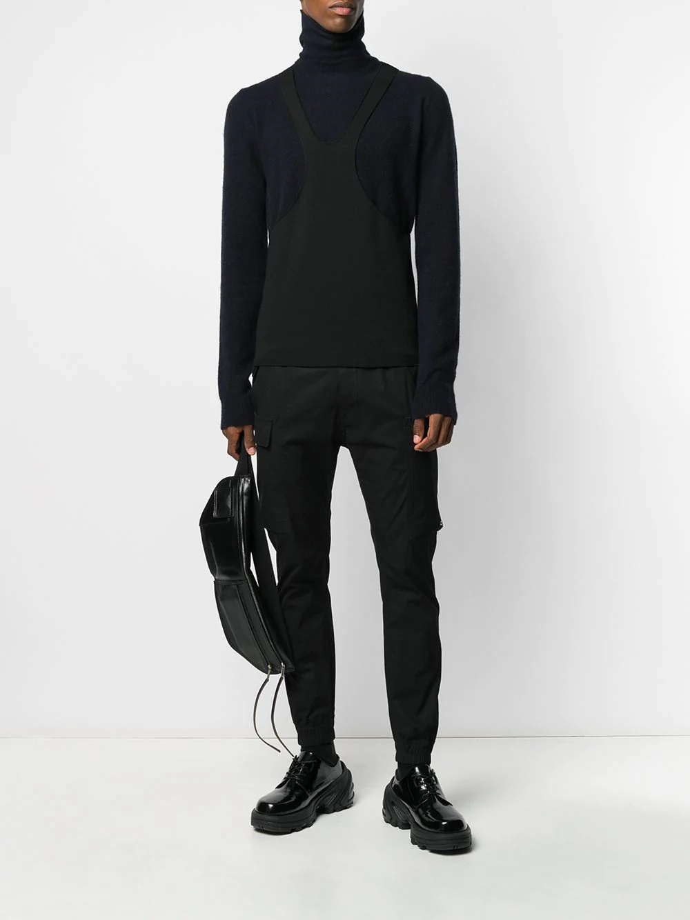 cashmere turtle neck jumper - 2