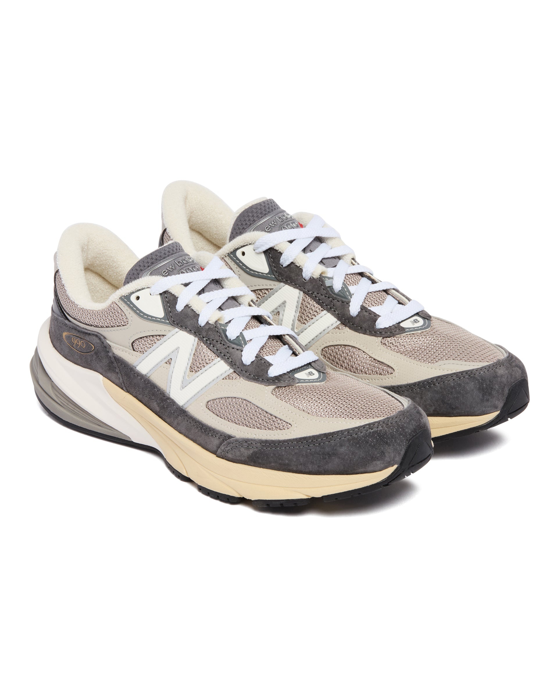 Gray Made in USA 990v6 Sneakers - 4