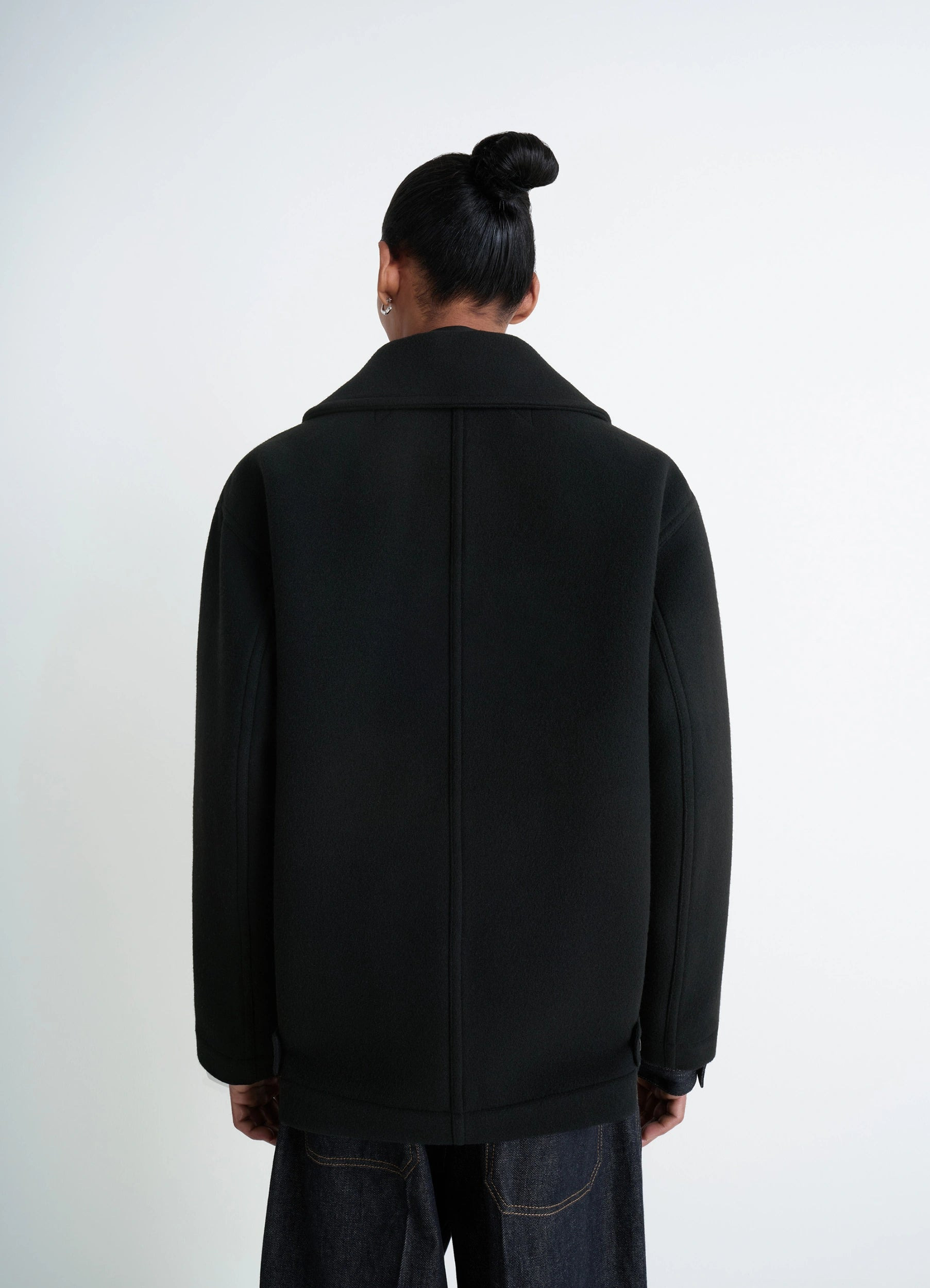 BOXY PEACOAT - 6