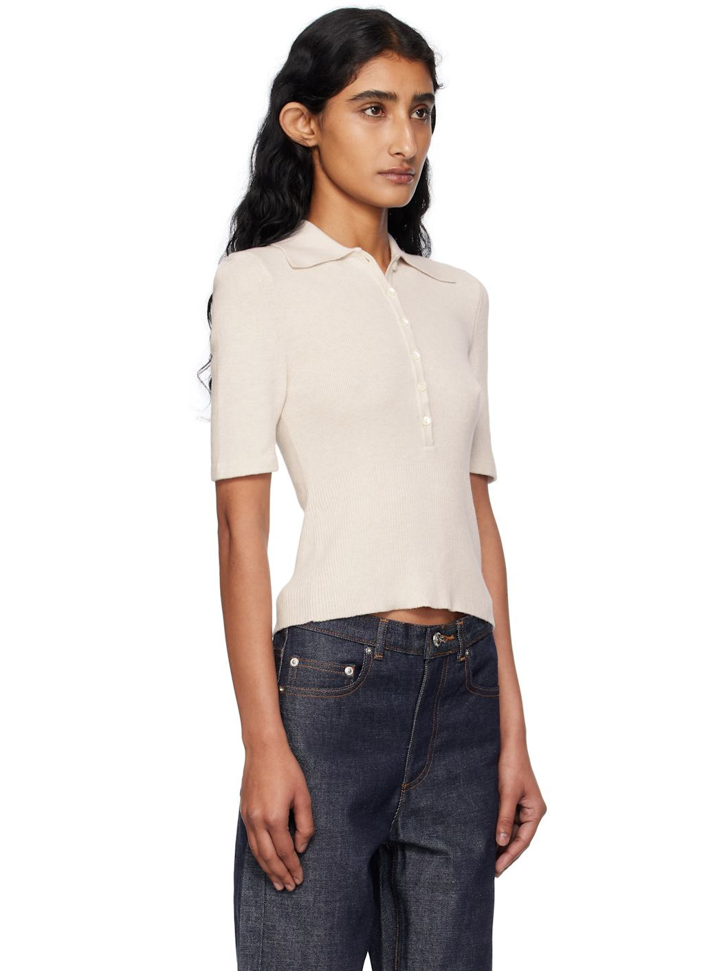 Beige Joelle Polo - 2