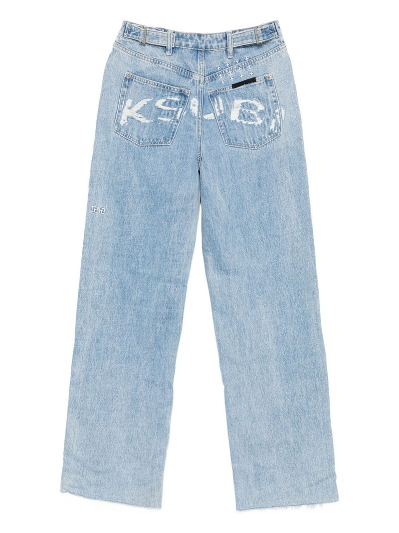 Ksubi frayed-hem jeans outlook