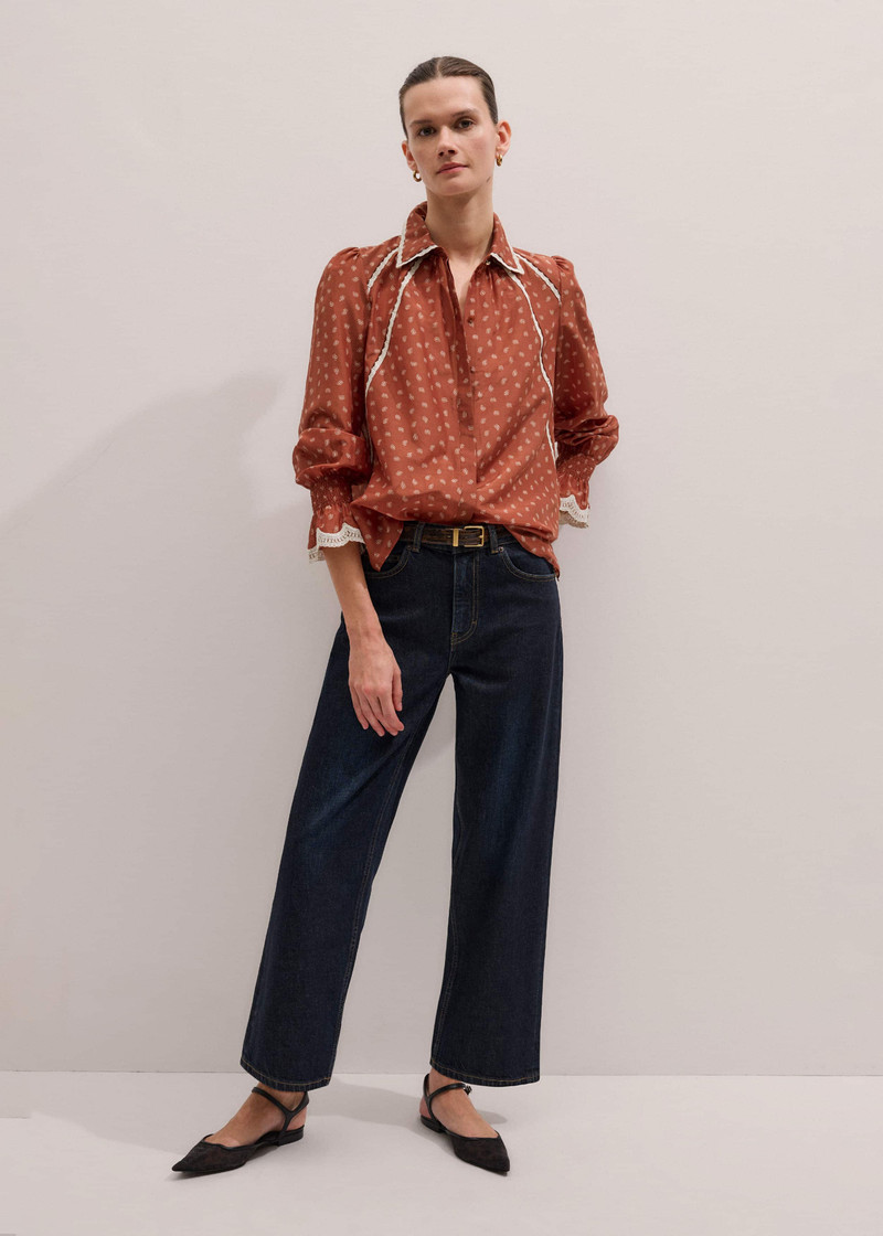 Trim Detail Blouse 6
