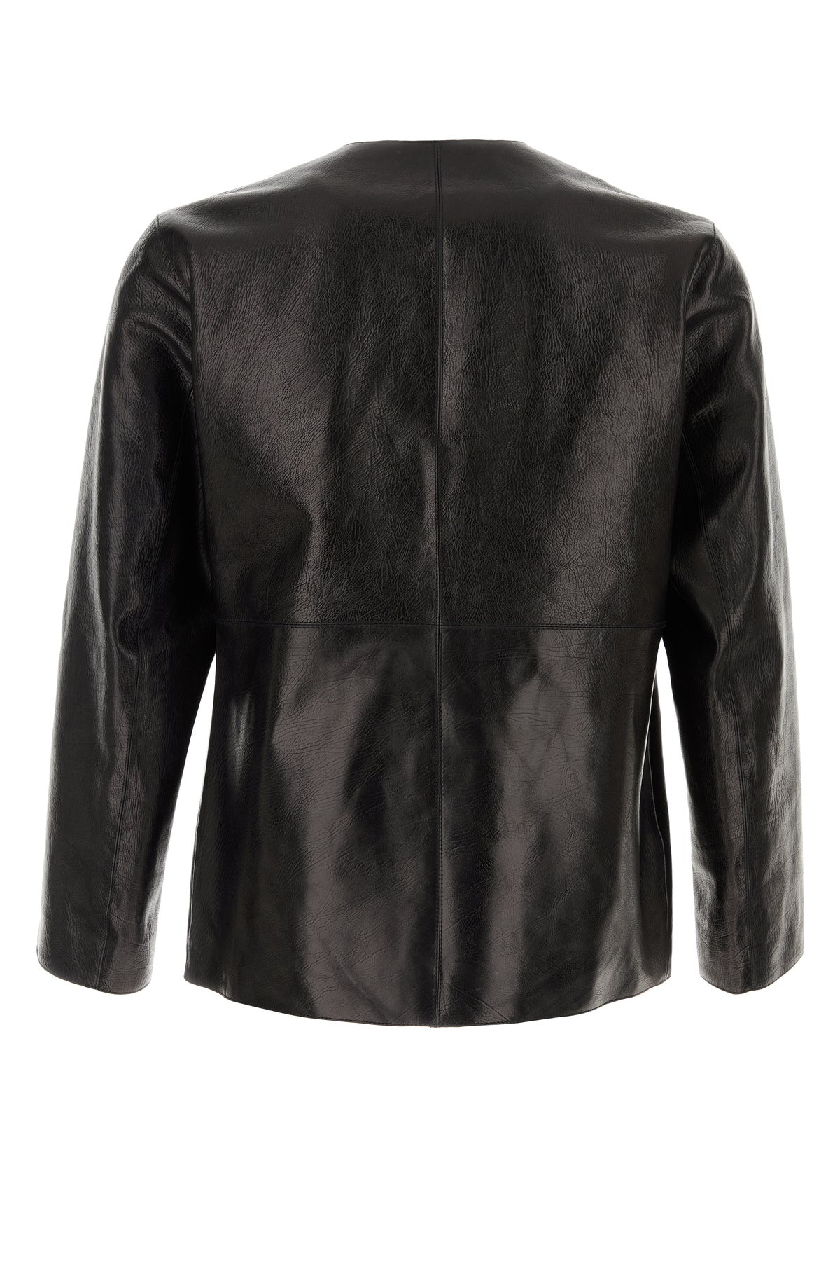 Black leather jacket - 2