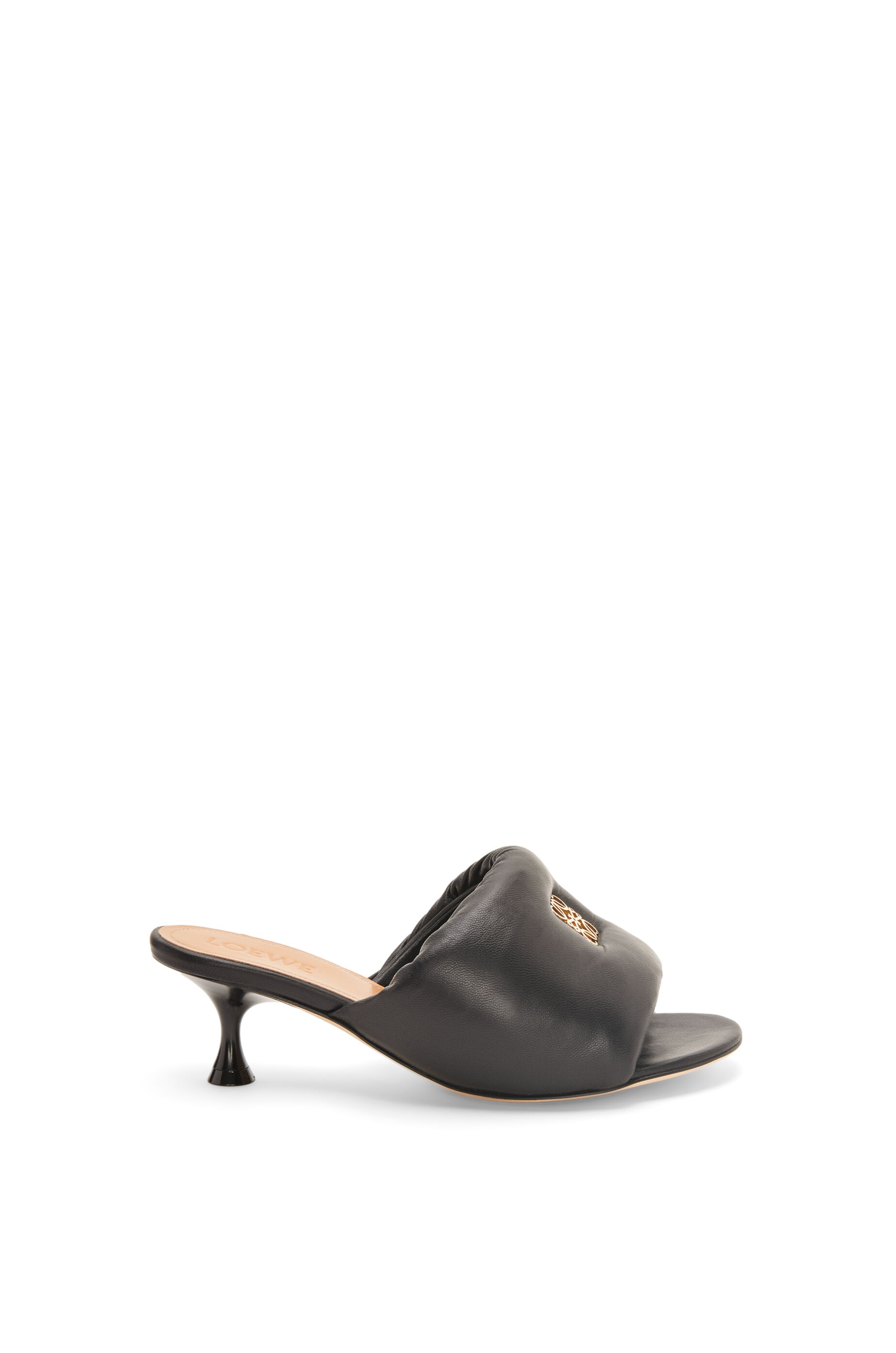 Anagram padded mule in lambskin - 1