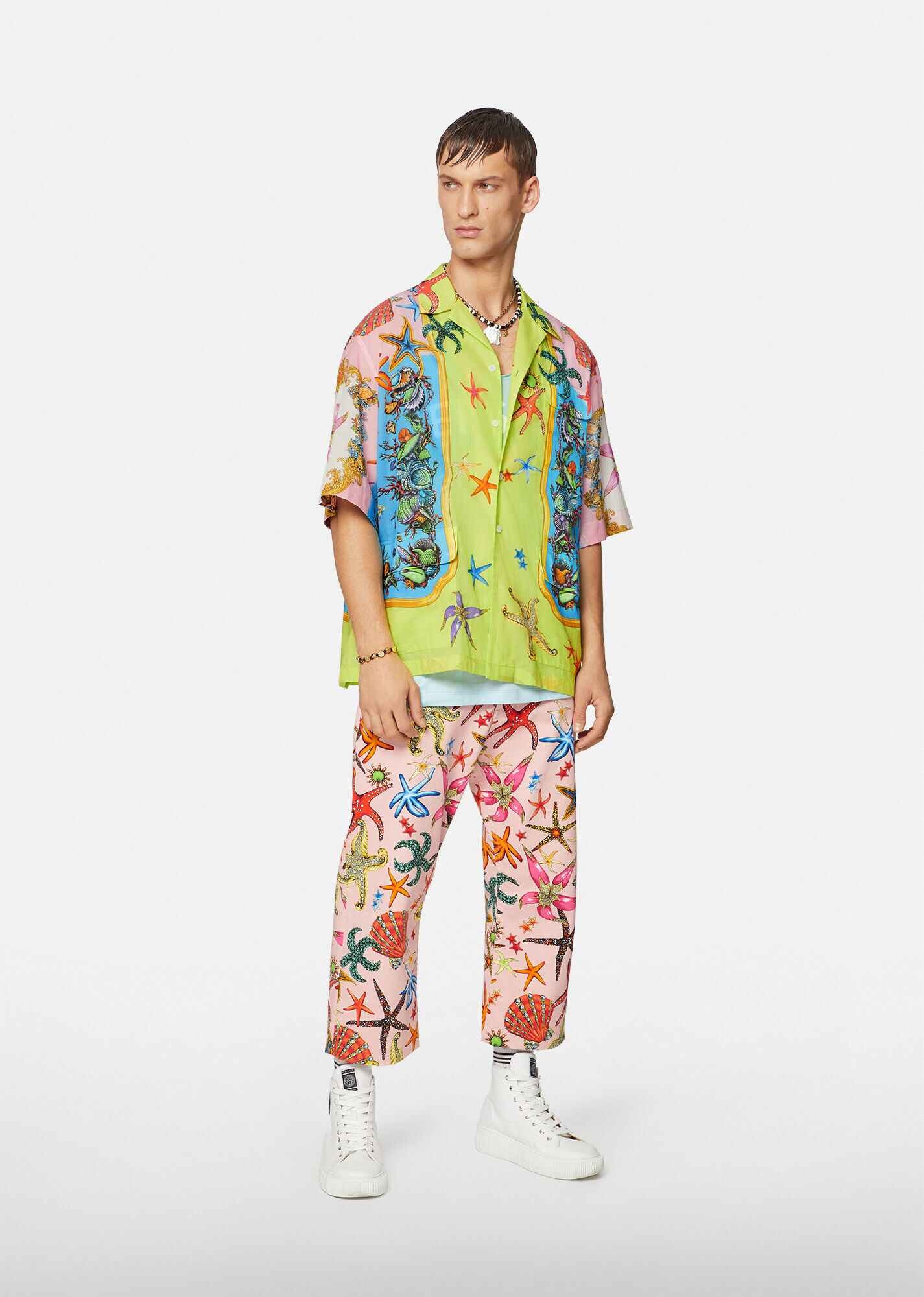 Trésor de la Mer Print Cotton Shirt - 4